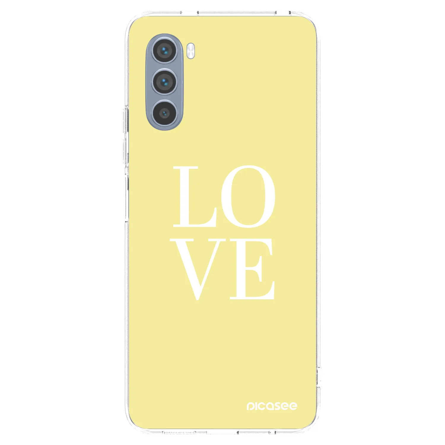 Picasee Motorola Moto G62 Hülle - Transparentes Silikon - Love