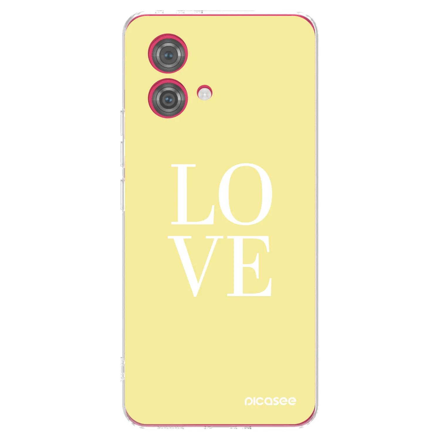 Picasee Motorola Moto G84 5G Hülle - Transparentes Silikon - Love