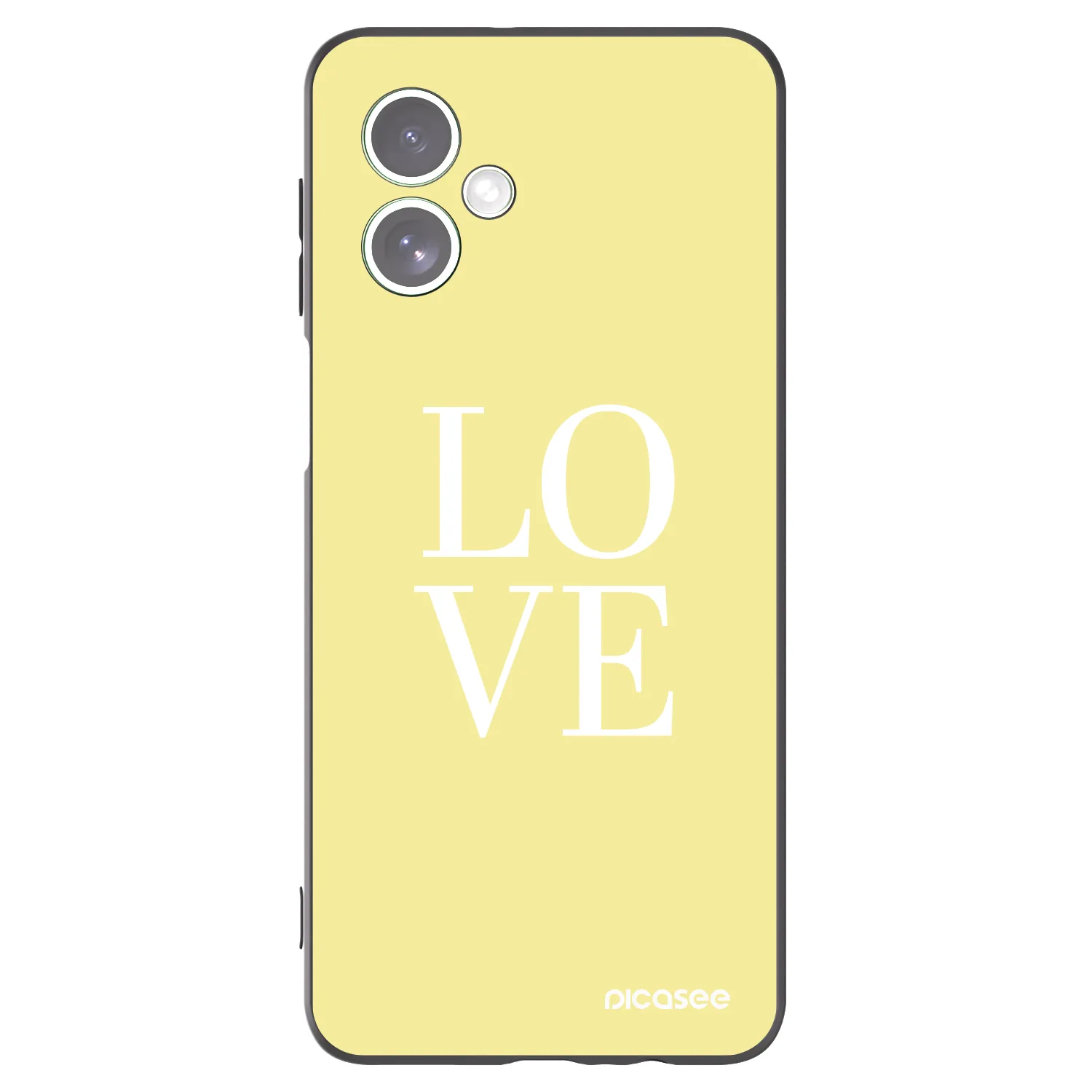 Picasee Motorola Moto G54 5G Hülle - Schwarzes Silikon - Love