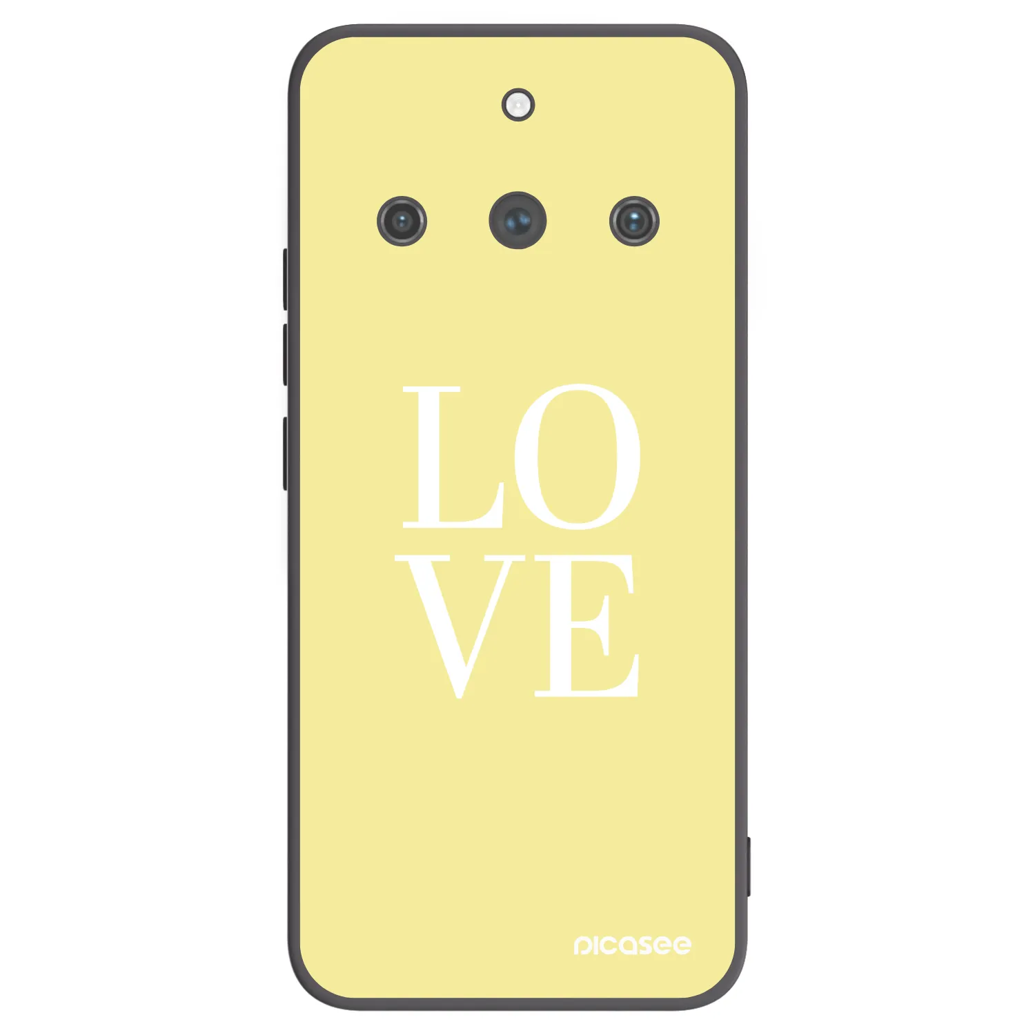 Picasee Realme 11 Pro+ Hülle - Schwarzes Silikon - Love