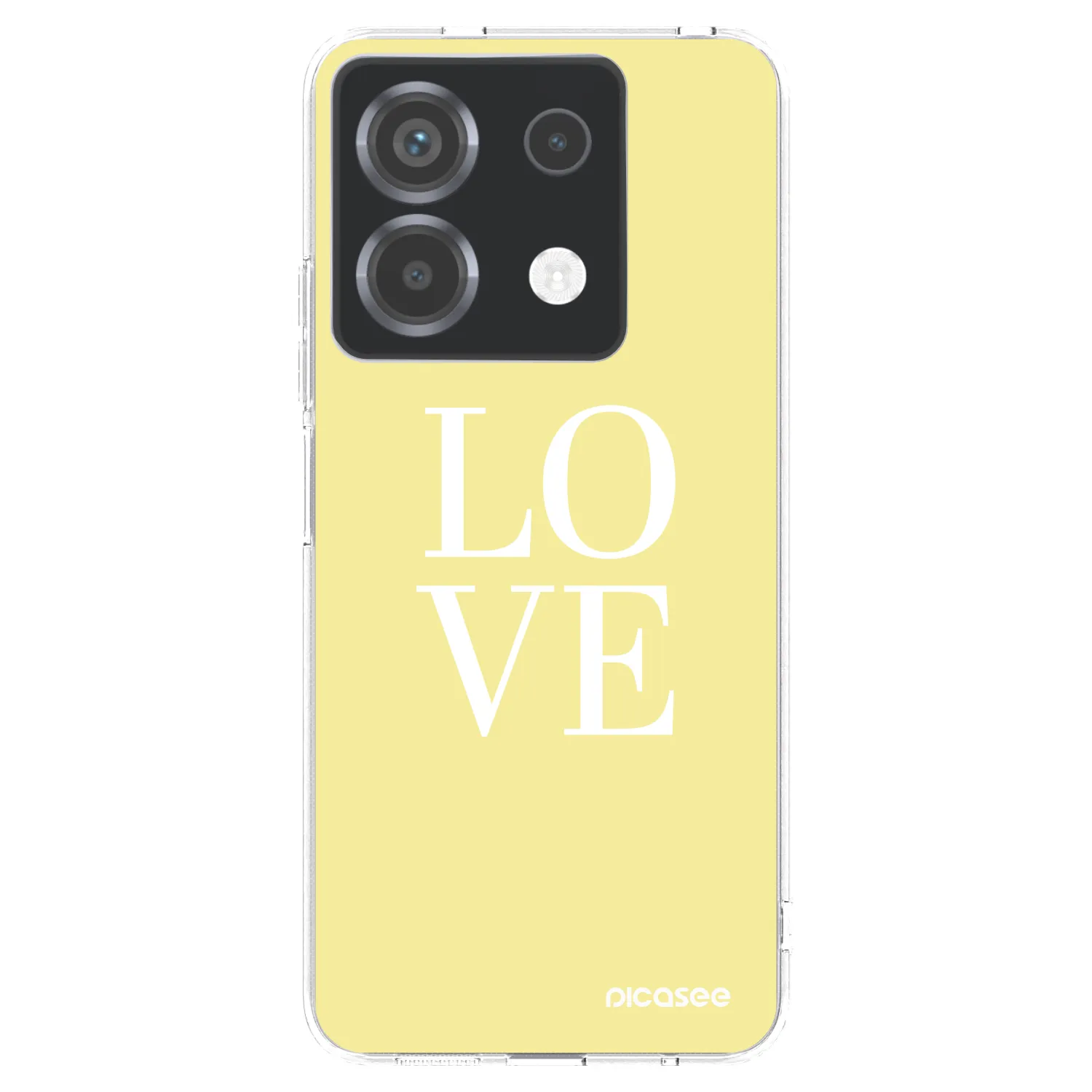Picasee Xiaomi Poco X6 Hülle - Transparentes Silikon - Love