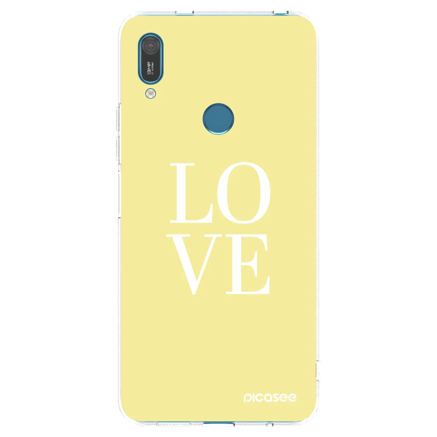 Picasee Huawei Y7 2019 Hülle - Transparentes Silikon - Love