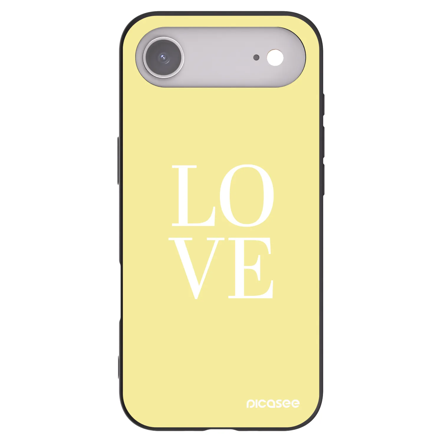Picasee Apple iPhone Air Hülle - Schwarzes Silikon - Love