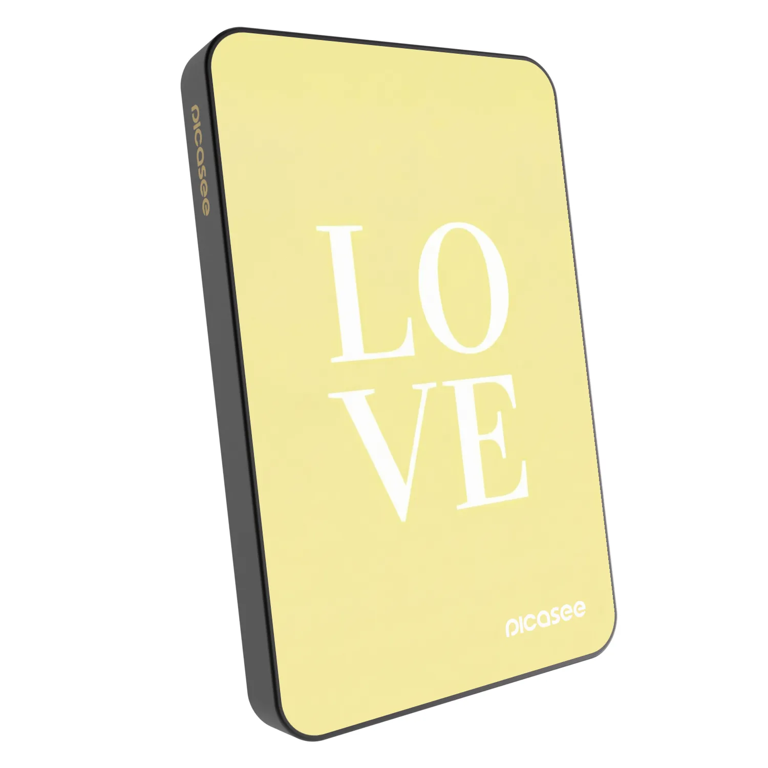 Picasee Powerbank mit MagSafe 5 000 mAh Grau - Love