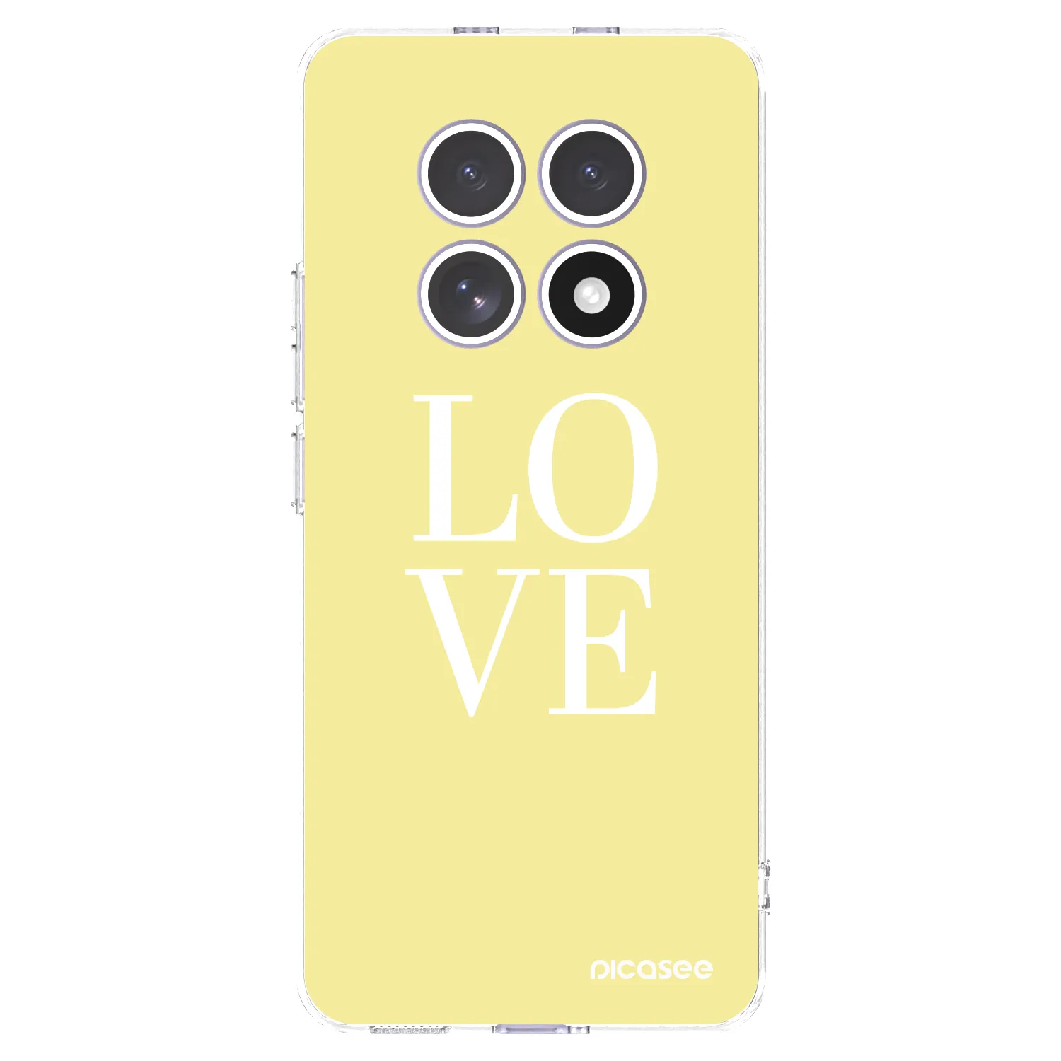 Picasee Xiaomi Redmi Note 15 4G Hülle - Transparentes Silikon - Love