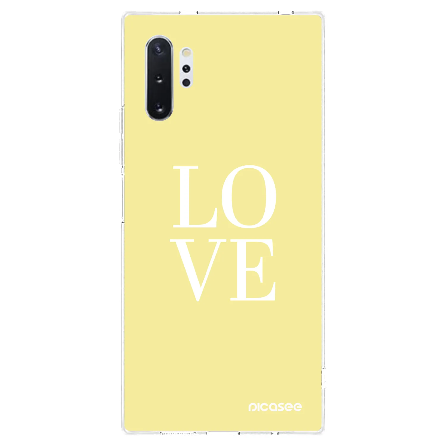 Picasee Samsung Galaxy Note 10+ N975F Hülle - Transparentes Silikon - Love