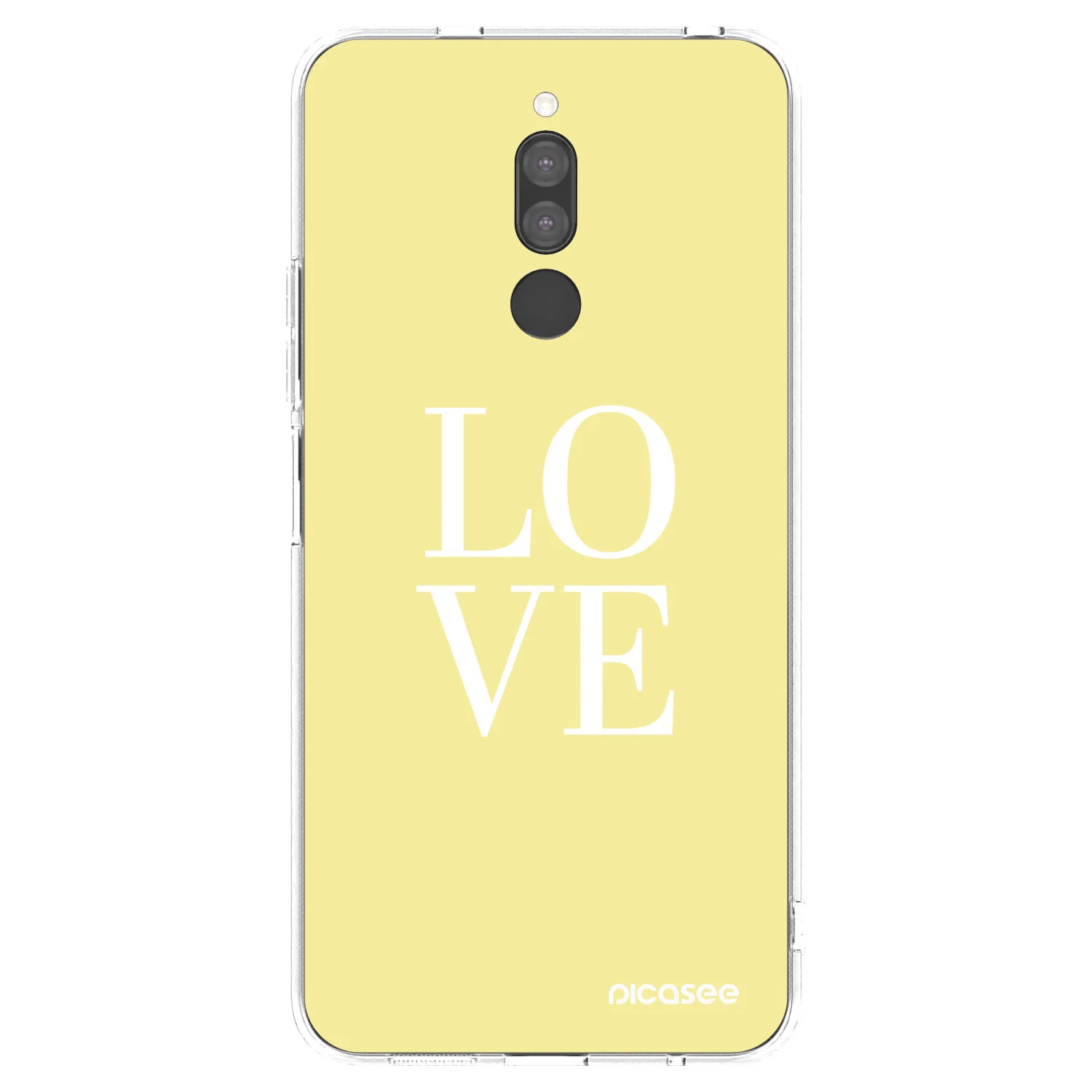 Picasee Xiaomi Redmi 8 Hülle - Transparentes Silikon - Love