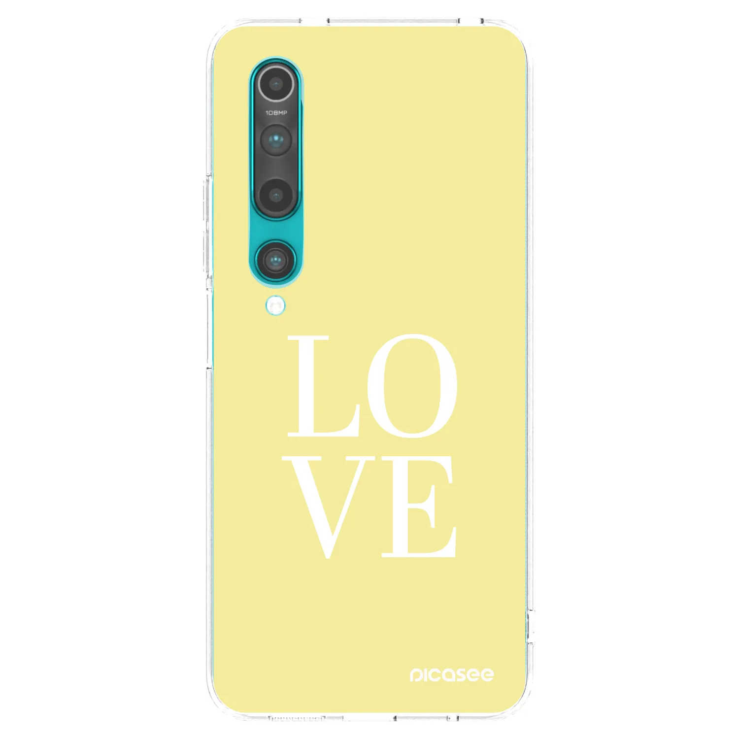 Picasee Xiaomi Mi 10 Hülle - Transparentes Silikon - Love