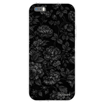 Picasee Apple iPhone 5/5S/SE Hülle - Transparentes Silikon - Dark Romance
