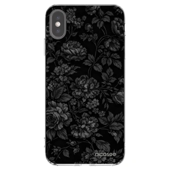 Picasee Apple iPhone XS Max Hülle - Transparentes Silikon - Dark Romance