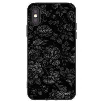 Picasee Apple iPhone X/XS Hülle - Schwarzes Silikon - Dark Romance