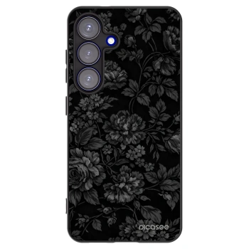 Picasee Samsung Galaxy S25 5G Hülle - Schwarzes Silikon - Dark Romance