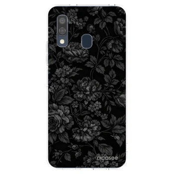 Picasee Samsung Galaxy A40 A405F Hülle - Transparentes Silikon - Dark Romance
