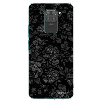 Picasee Xiaomi Redmi Note 9 Hülle - Schwarzes Silikon - Dark Romance