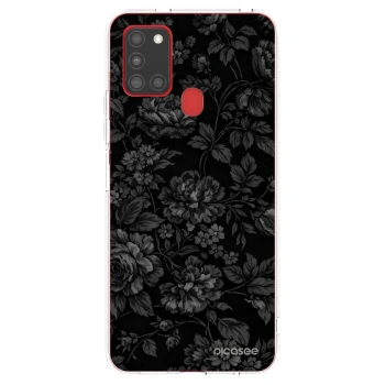 Picasee Samsung Galaxy A21s Hülle - Transparentes Silikon - Dark Romance