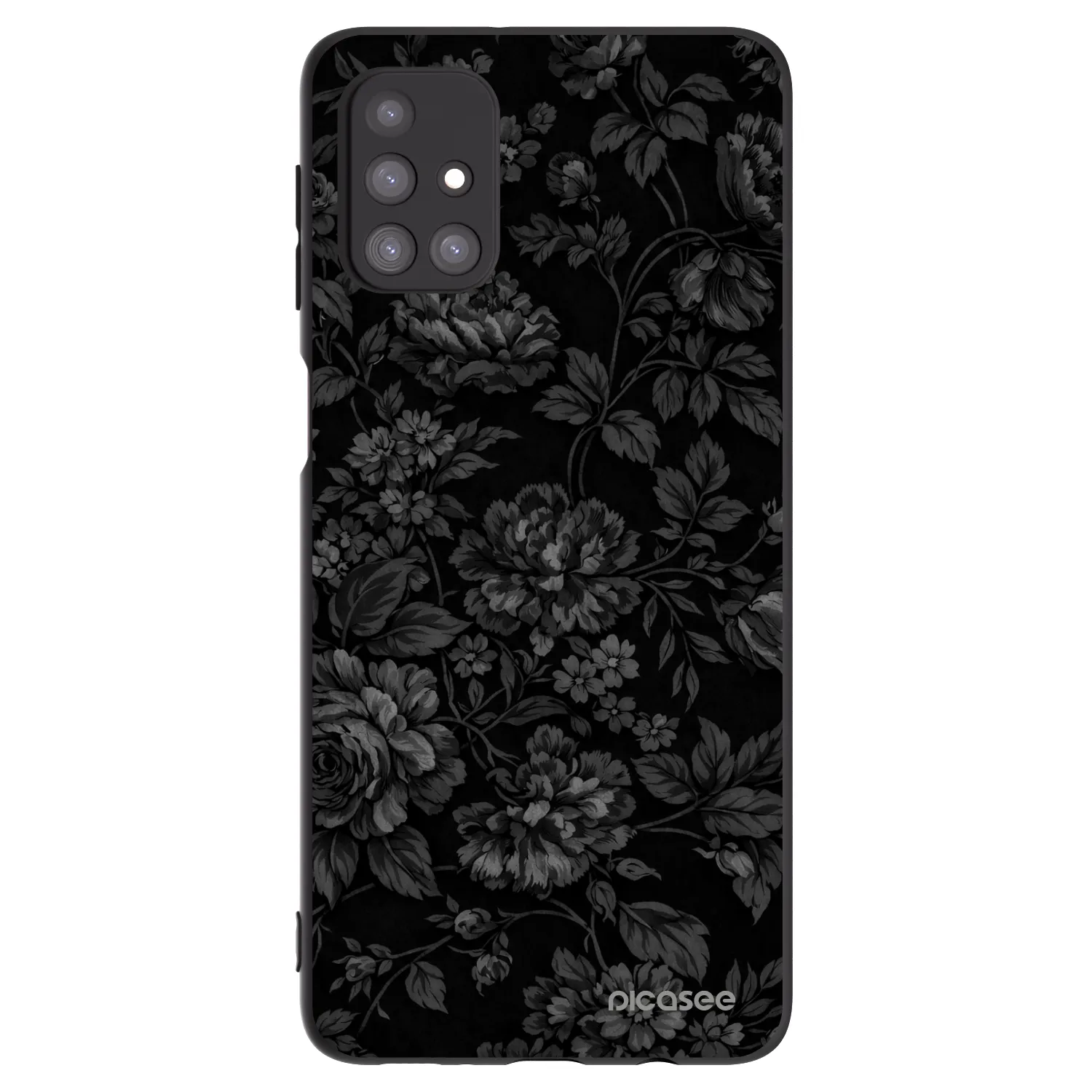 Picasee Samsung Galaxy M31s Hülle - Schwarzes Silikon - Dark Romance