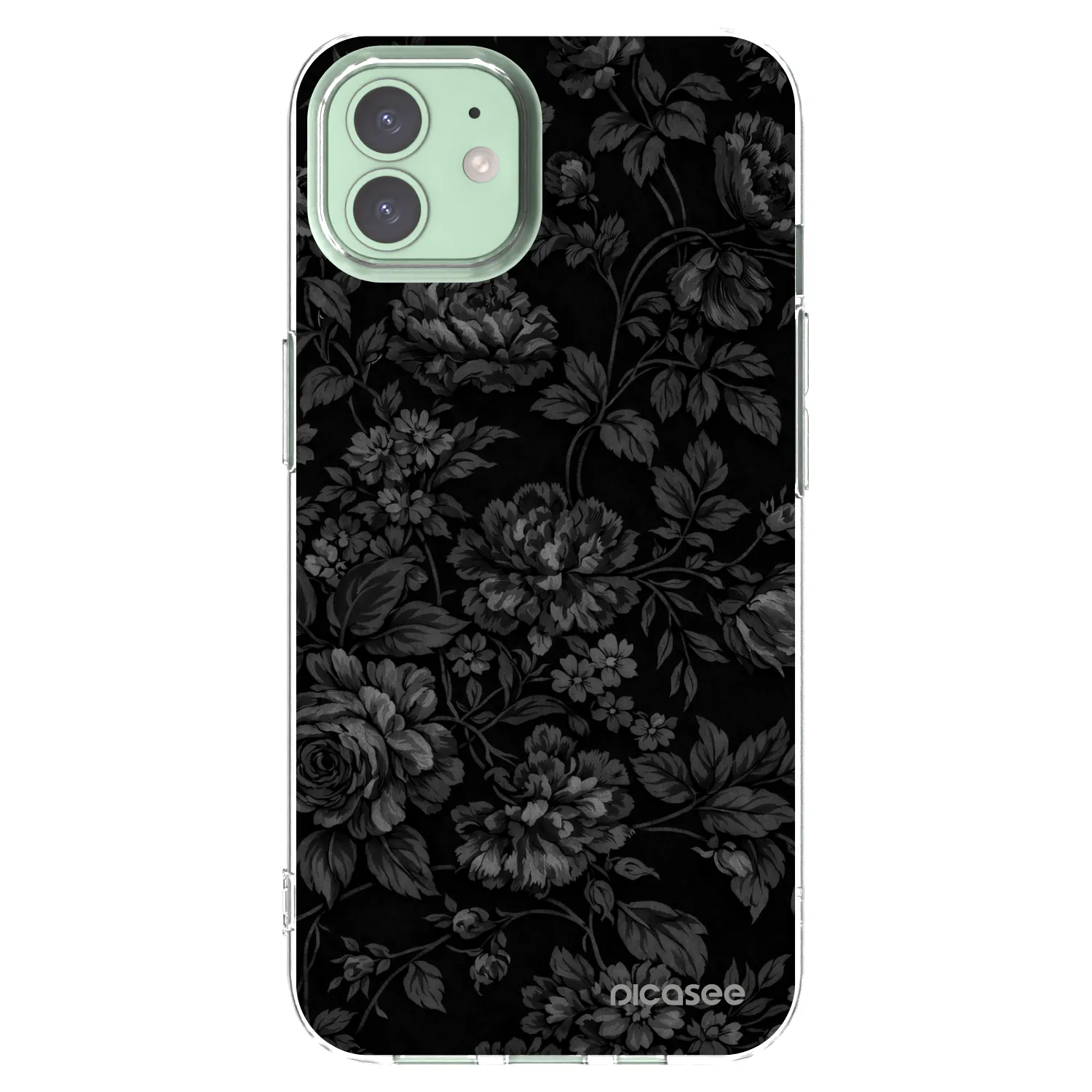 Picasee Apple iPhone 12 Hülle - Transparentes Silikon - Dark Romance