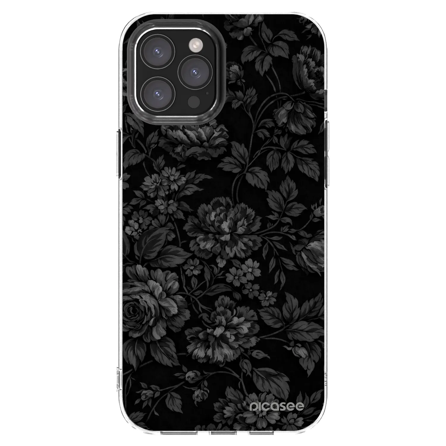 Picasee Apple iPhone 12 Pro Max Hülle - Transparentes Silikon - Dark Romance