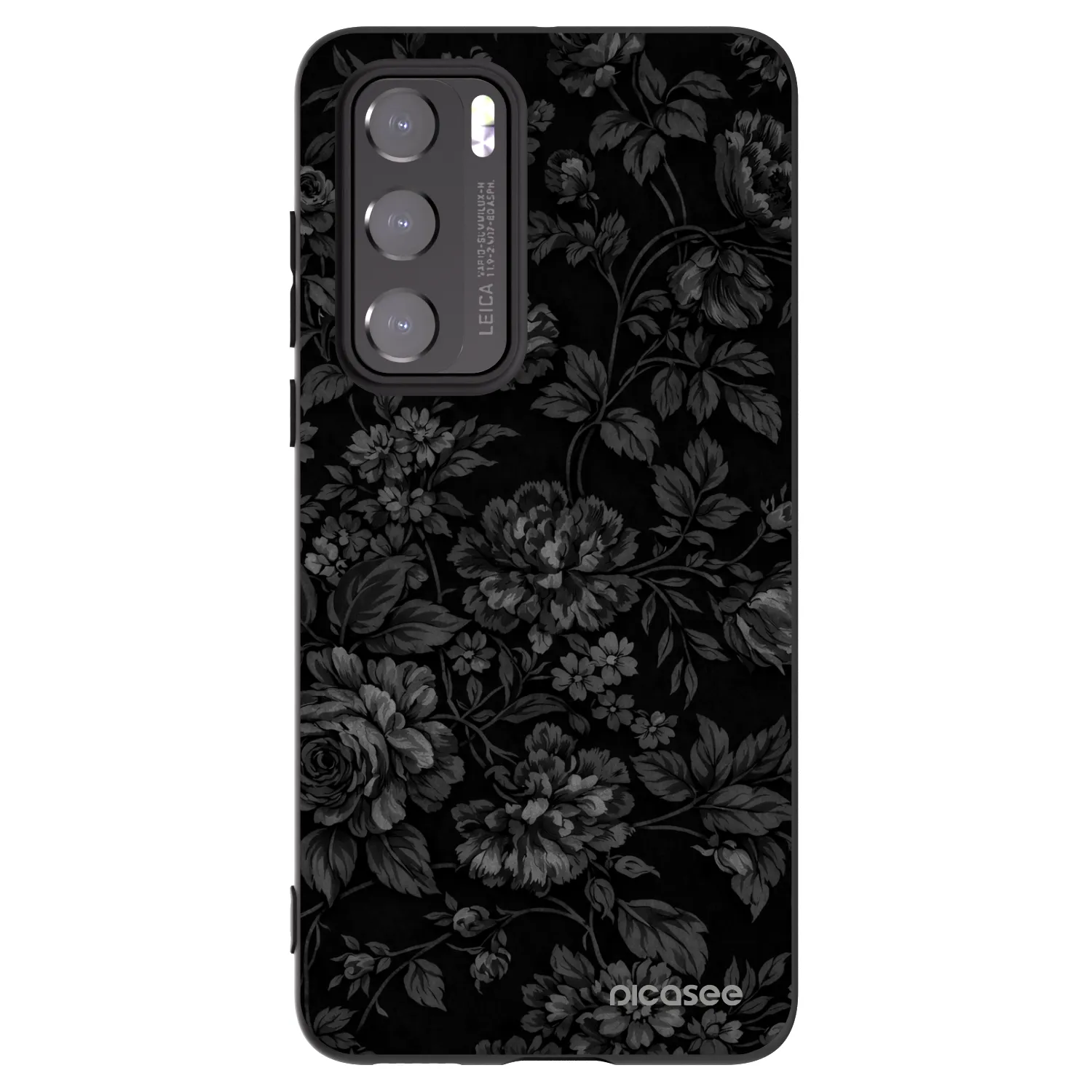 Picasee Huawei P40 Hülle - Schwarzes Silikon - Dark Romance