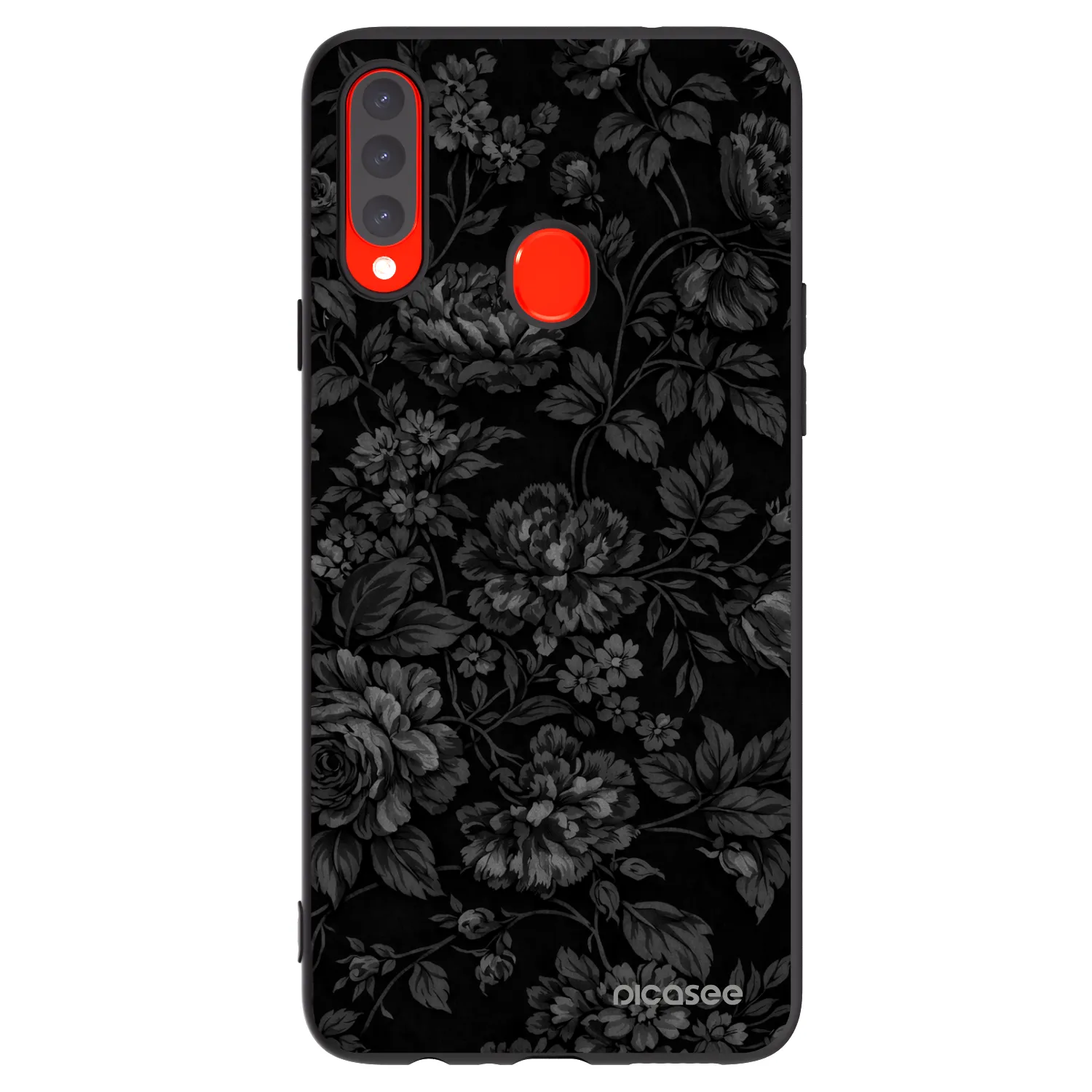 Picasee Samsung Galaxy A20s Hülle - Schwarzes Silikon - Dark Romance
