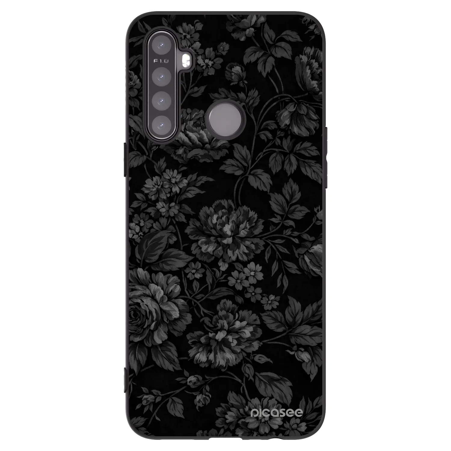 Picasee Realme 6i Hülle - Schwarzes Silikon - Dark Romance