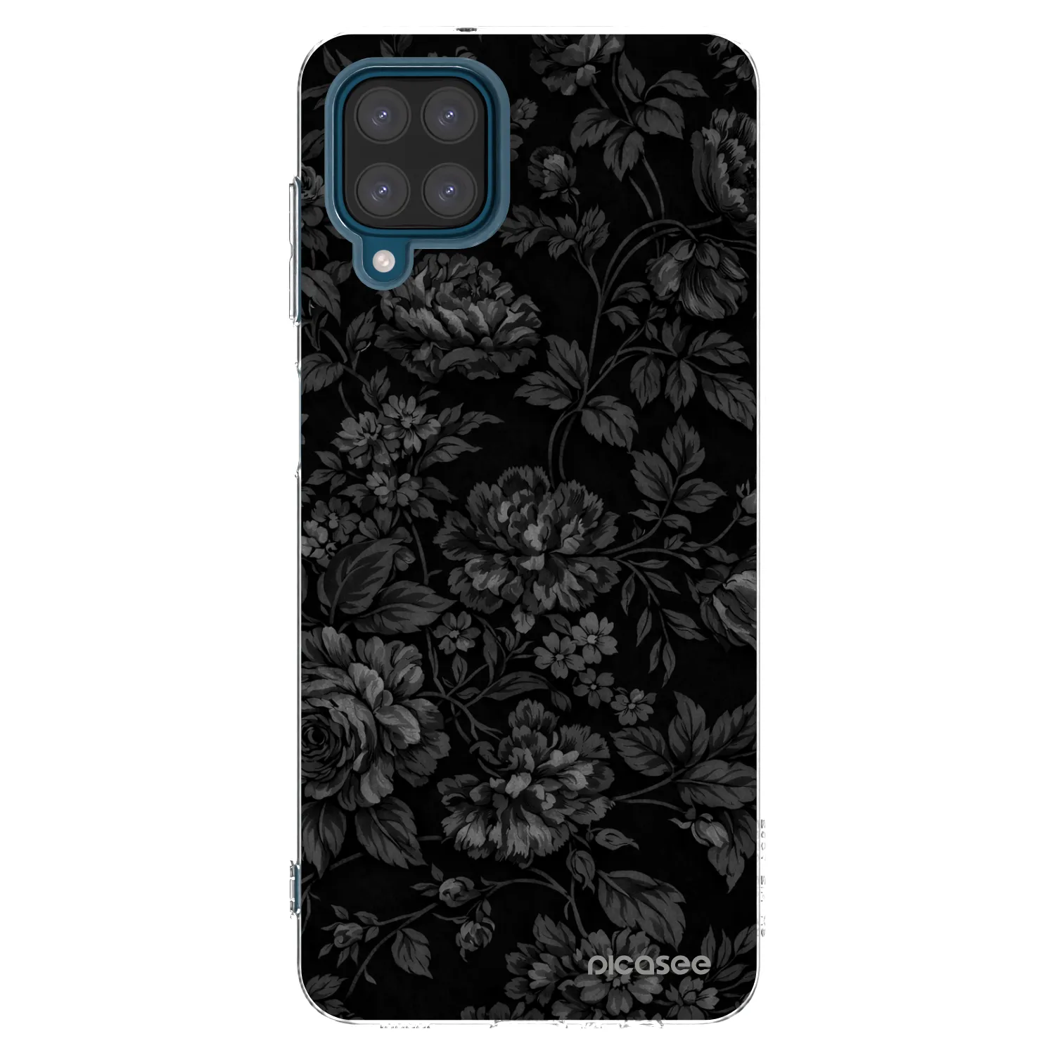 Picasee Samsung Galaxy A12 A125F Hülle - Transparentes Silikon - Dark Romance