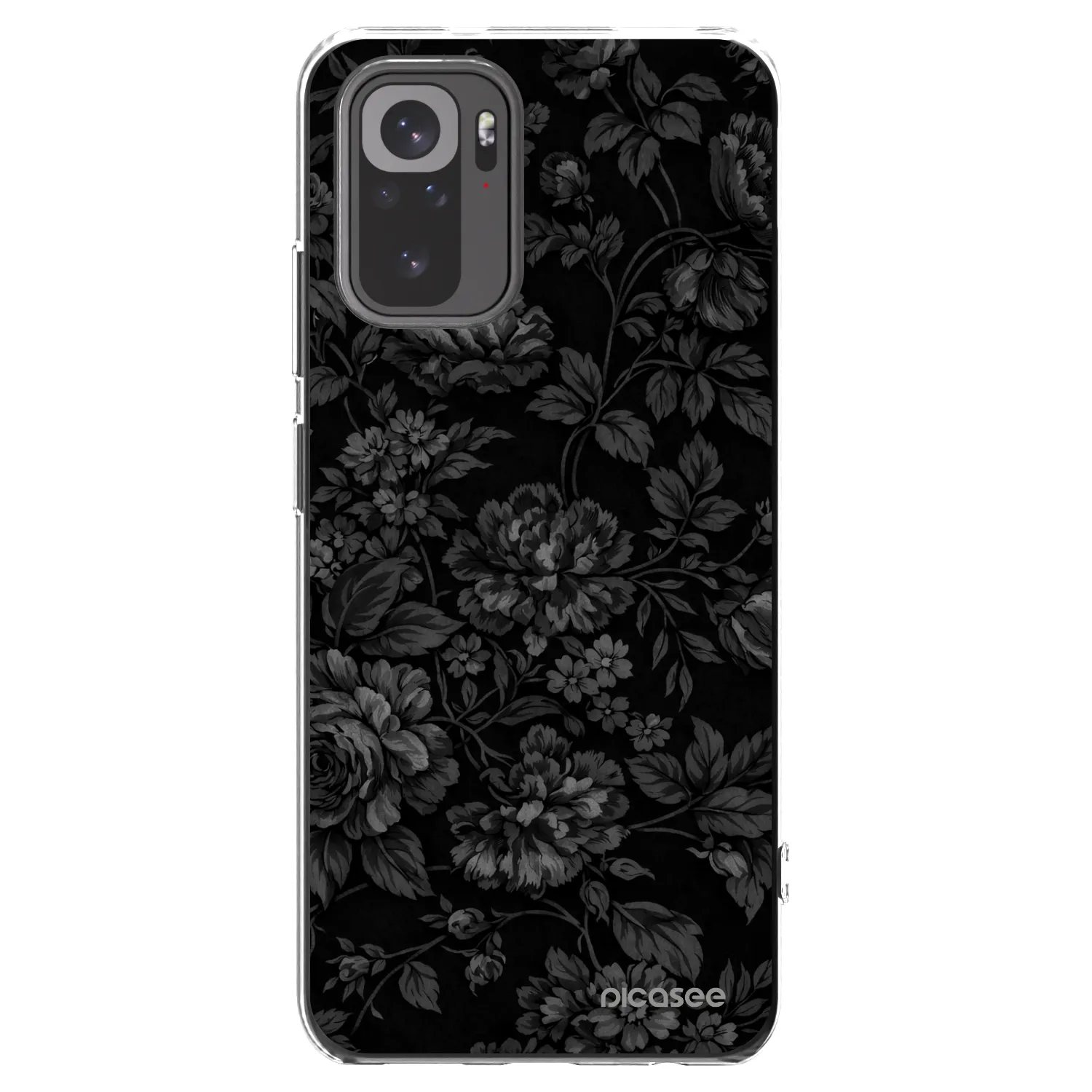Picasee Xiaomi Redmi Note 10 Hülle - Transparentes Silikon - Dark Romance