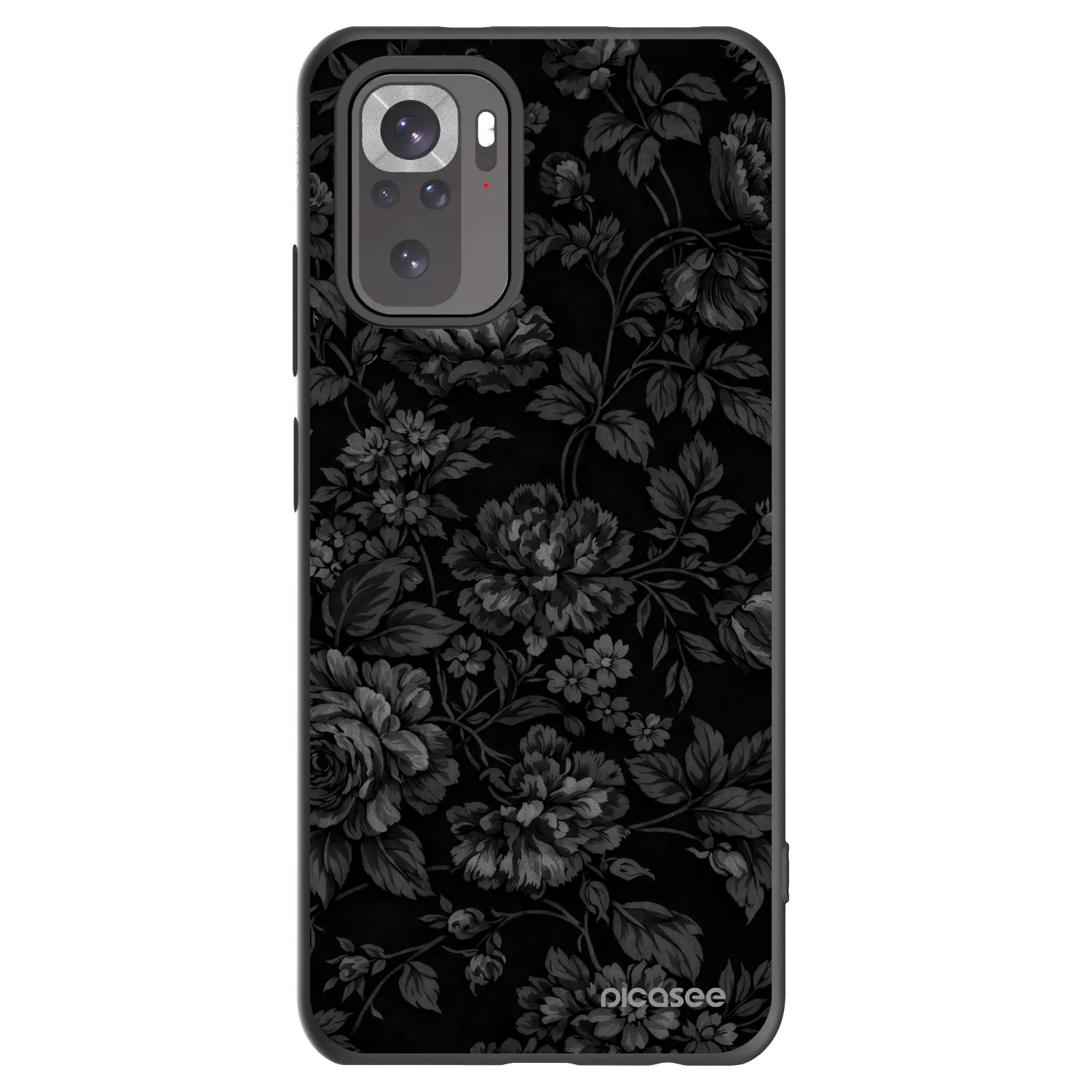 Picasee Xiaomi Redmi Note 10S Hülle - Schwarzes Silikon - Dark Romance