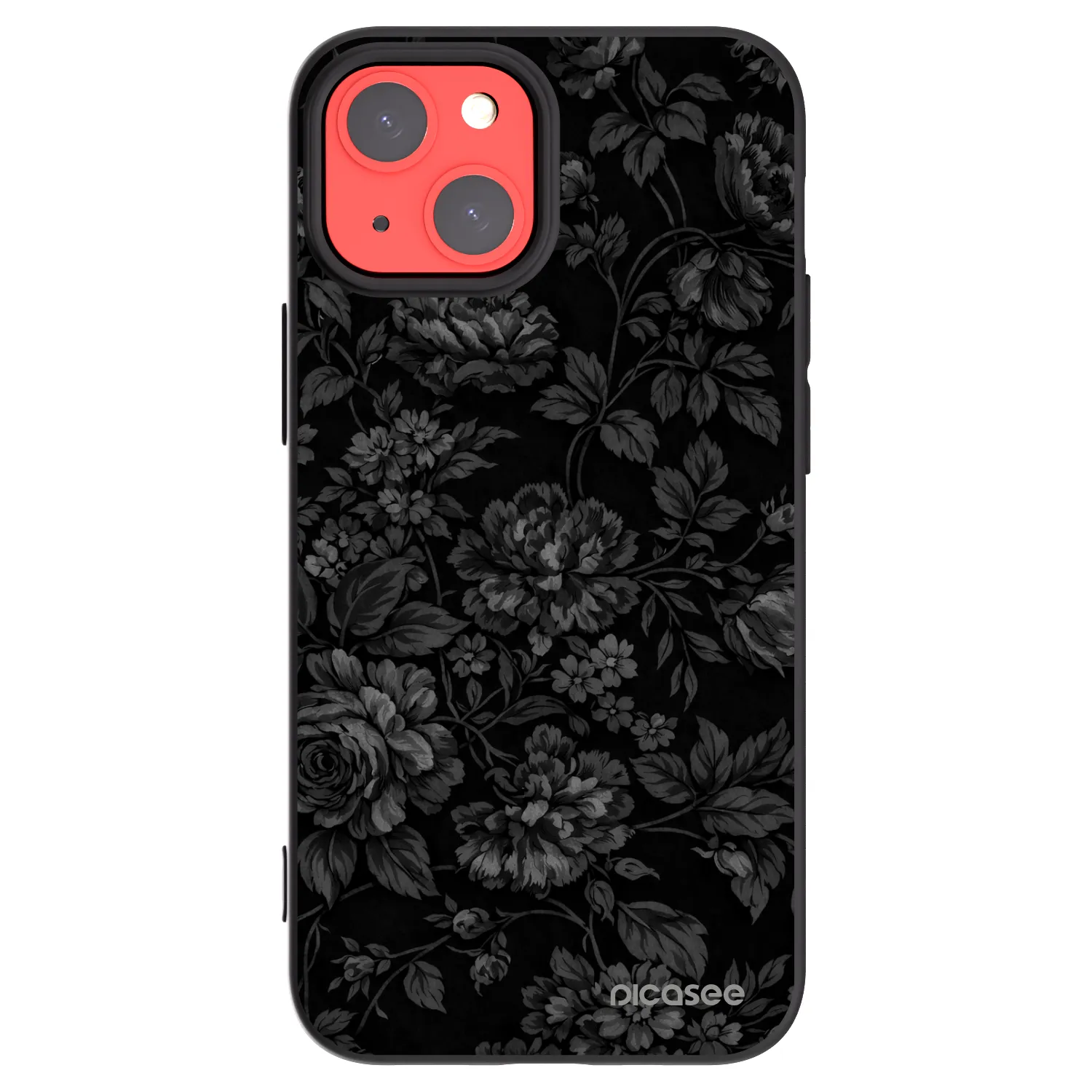 Picasee Apple iPhone 13 mini Hülle - Schwarzes Silikon - Dark Romance