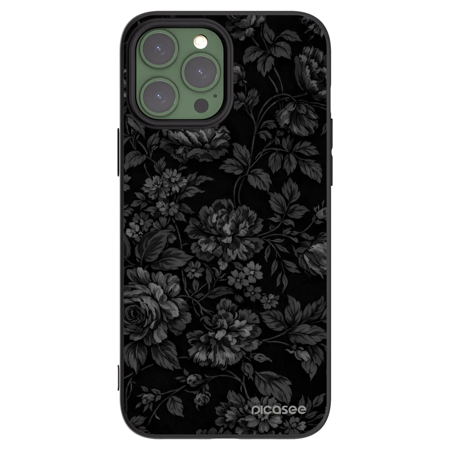 Picasee Apple iPhone 13 Pro Max Hülle - Schwarzes Silikon - Dark Romance