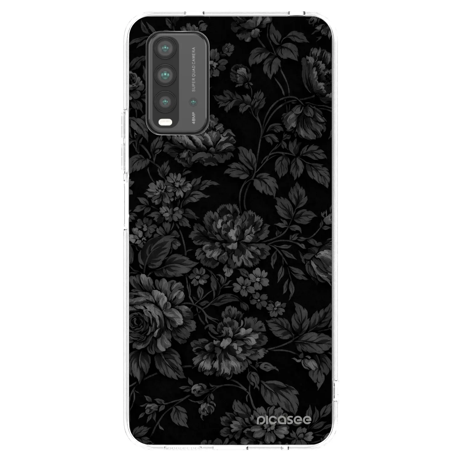 Picasee Xiaomi Redmi 9T Hülle - Schwarzes Silikon - Dark Romance