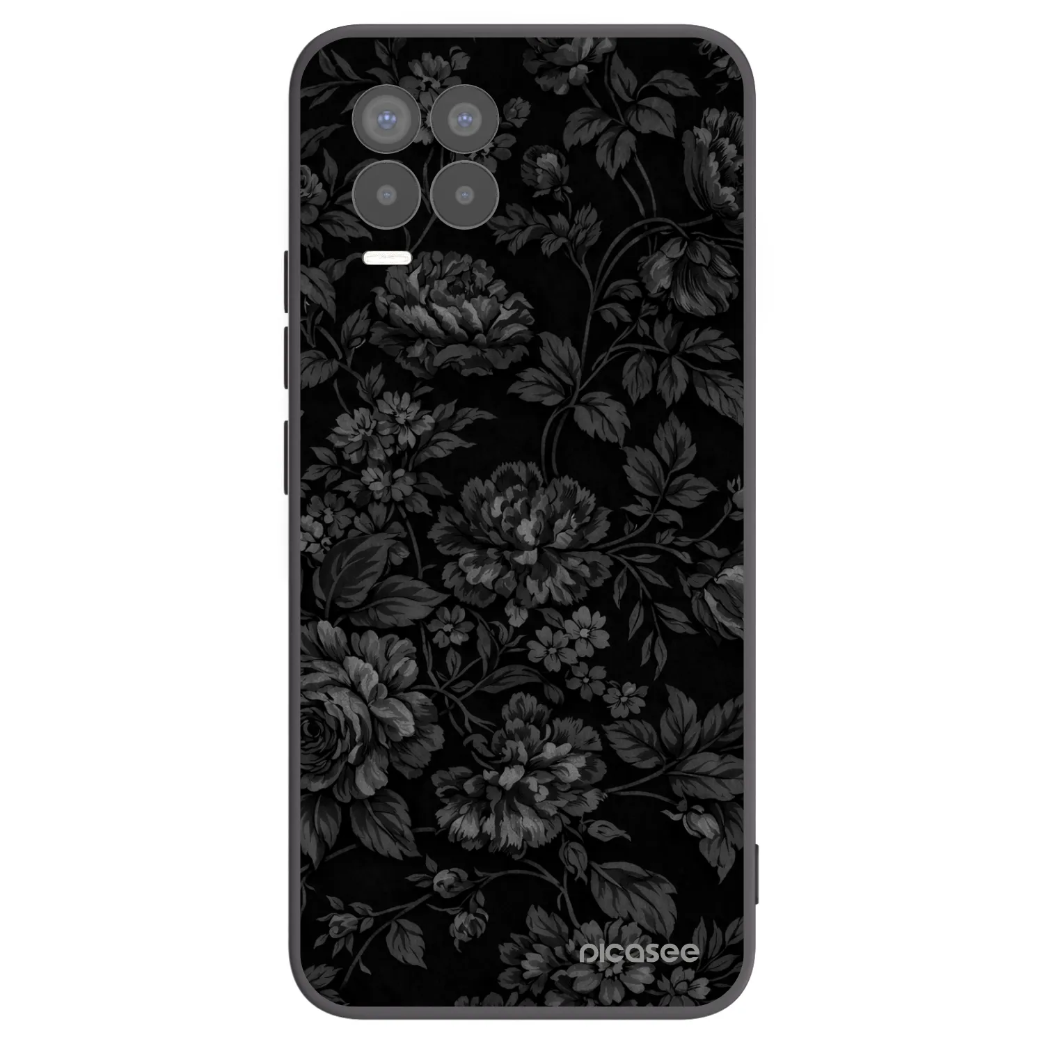 Picasee Realme 8 Pro Hülle - Schwarzes Silikon - Dark Romance
