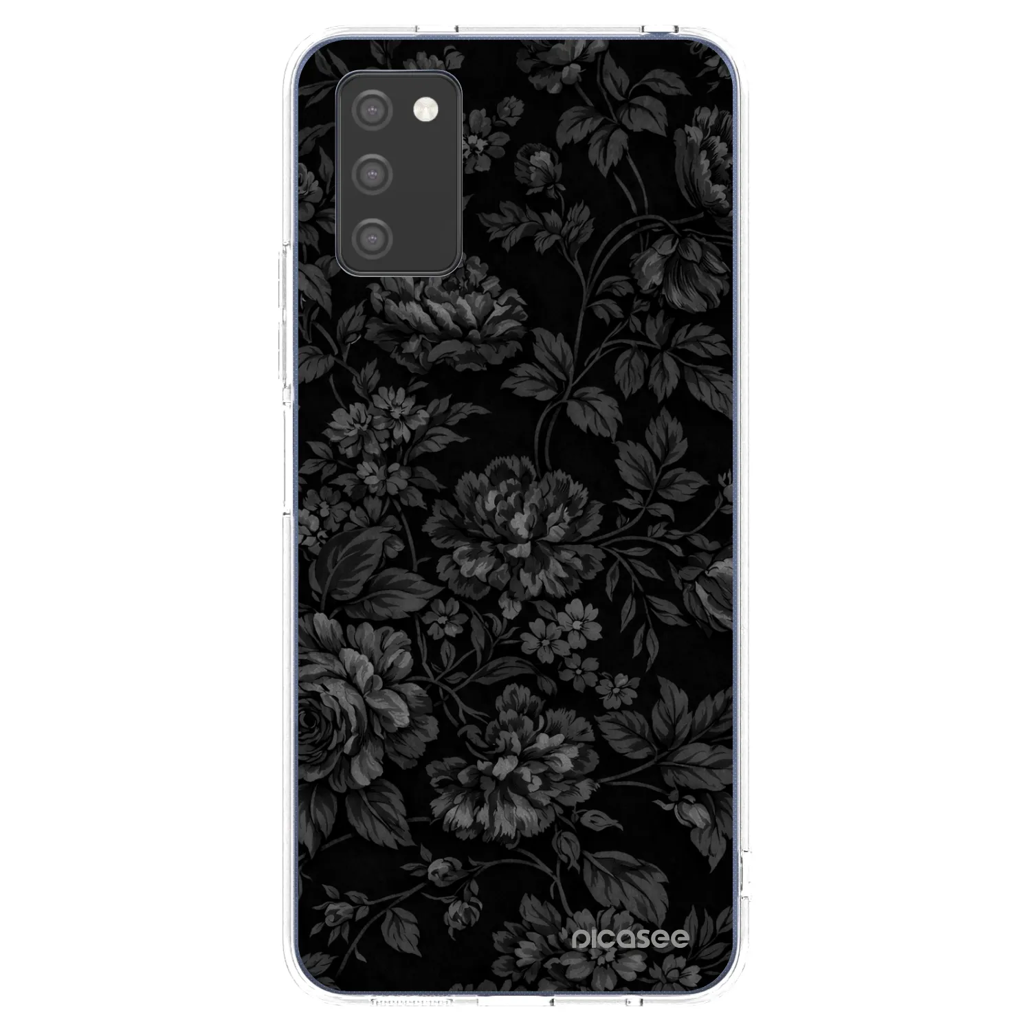 Picasee Samsung Galaxy A02s A025G Hülle - Transparentes Silikon - Dark Romance