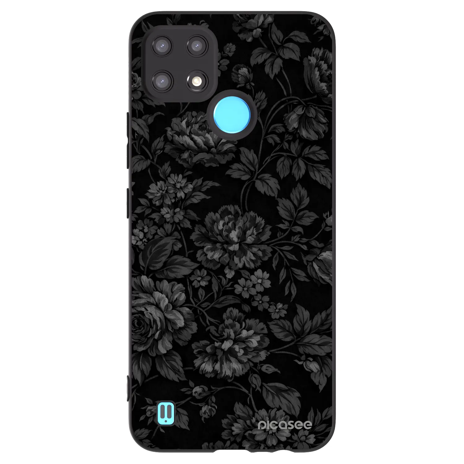 Picasee Realme C21 Hülle - Schwarzes Silikon - Dark Romance