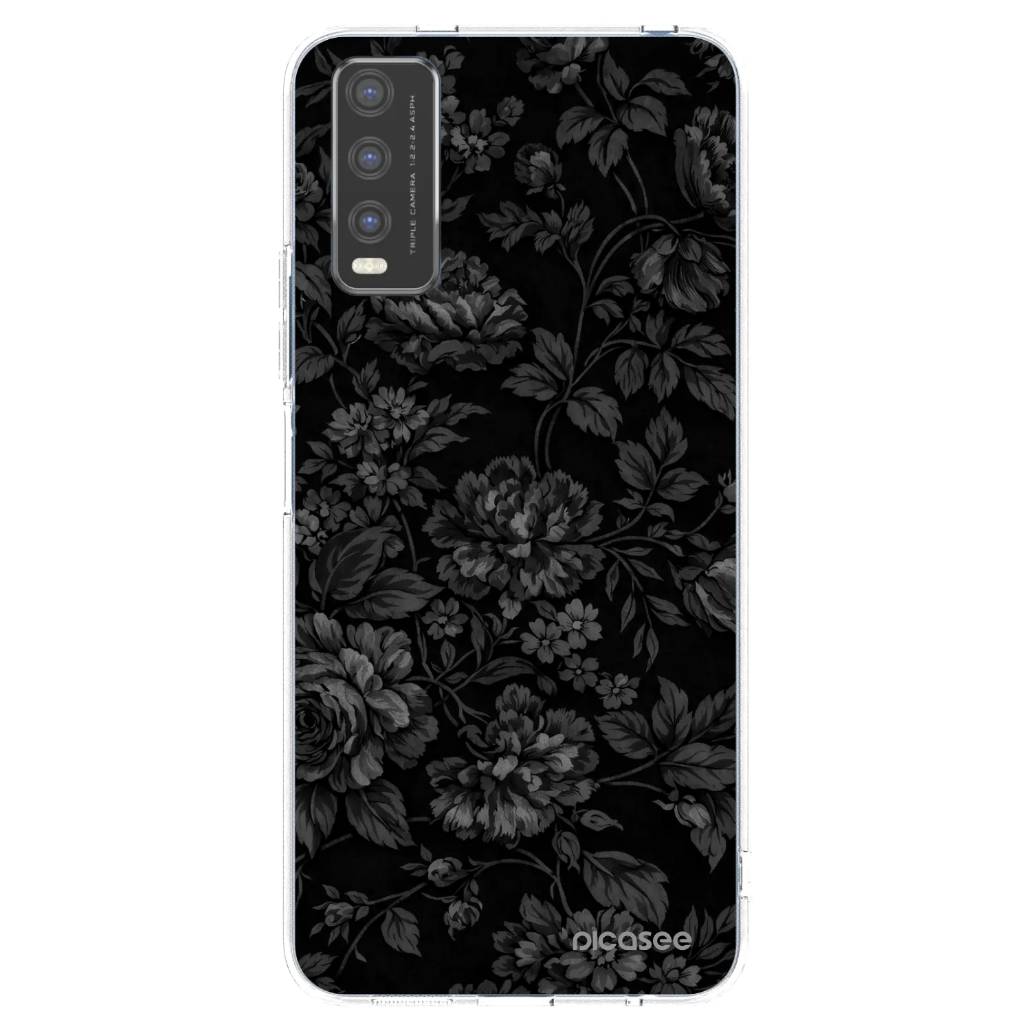 Picasee Vivo Y20s Hülle - Transparentes Silikon - Dark Romance