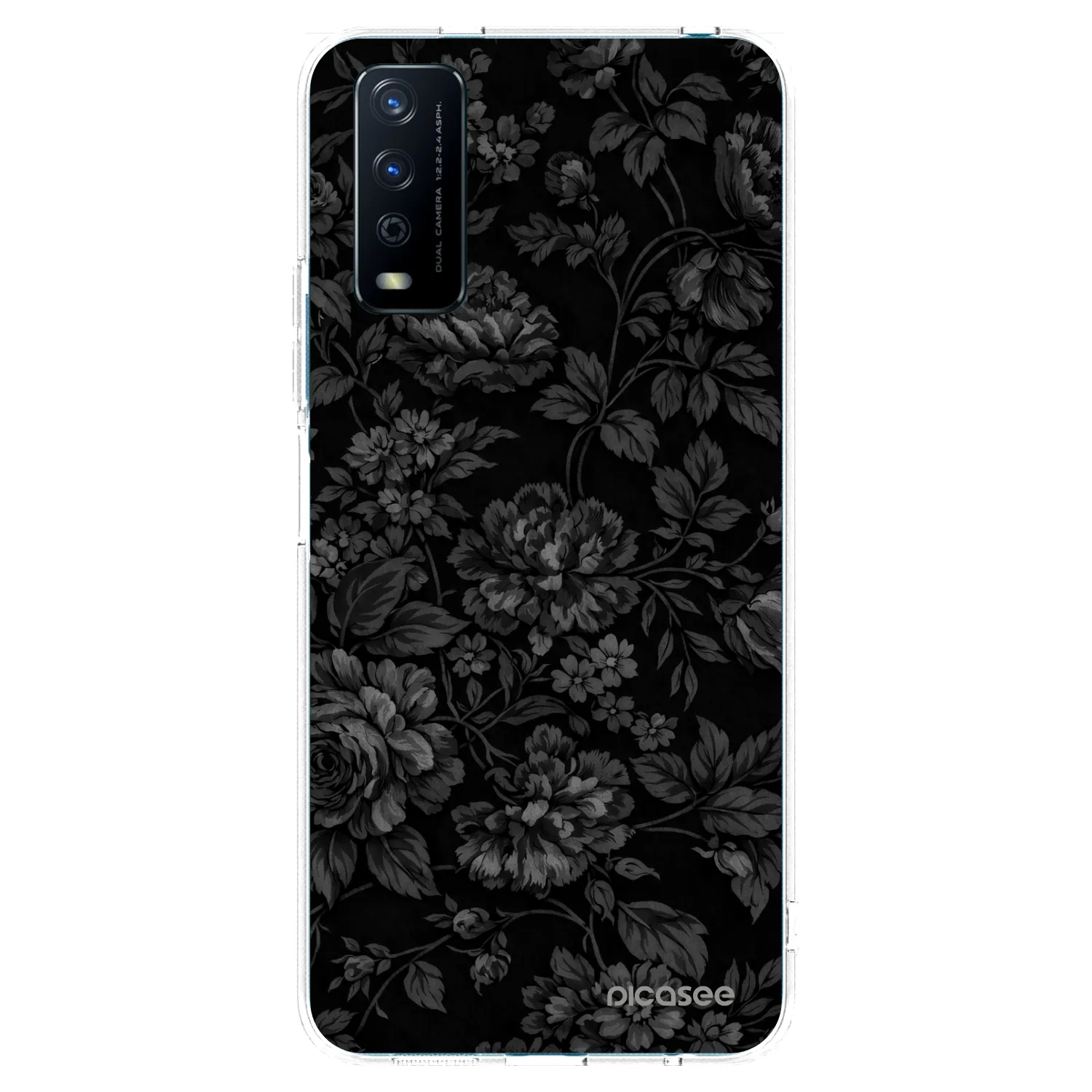 Picasee Vivo Y11s Hülle - Transparentes Silikon - Dark Romance