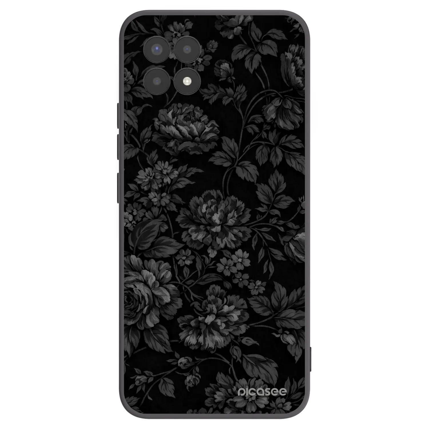 Picasee Realme 8i Hülle - Schwarzes Silikon - Dark Romance