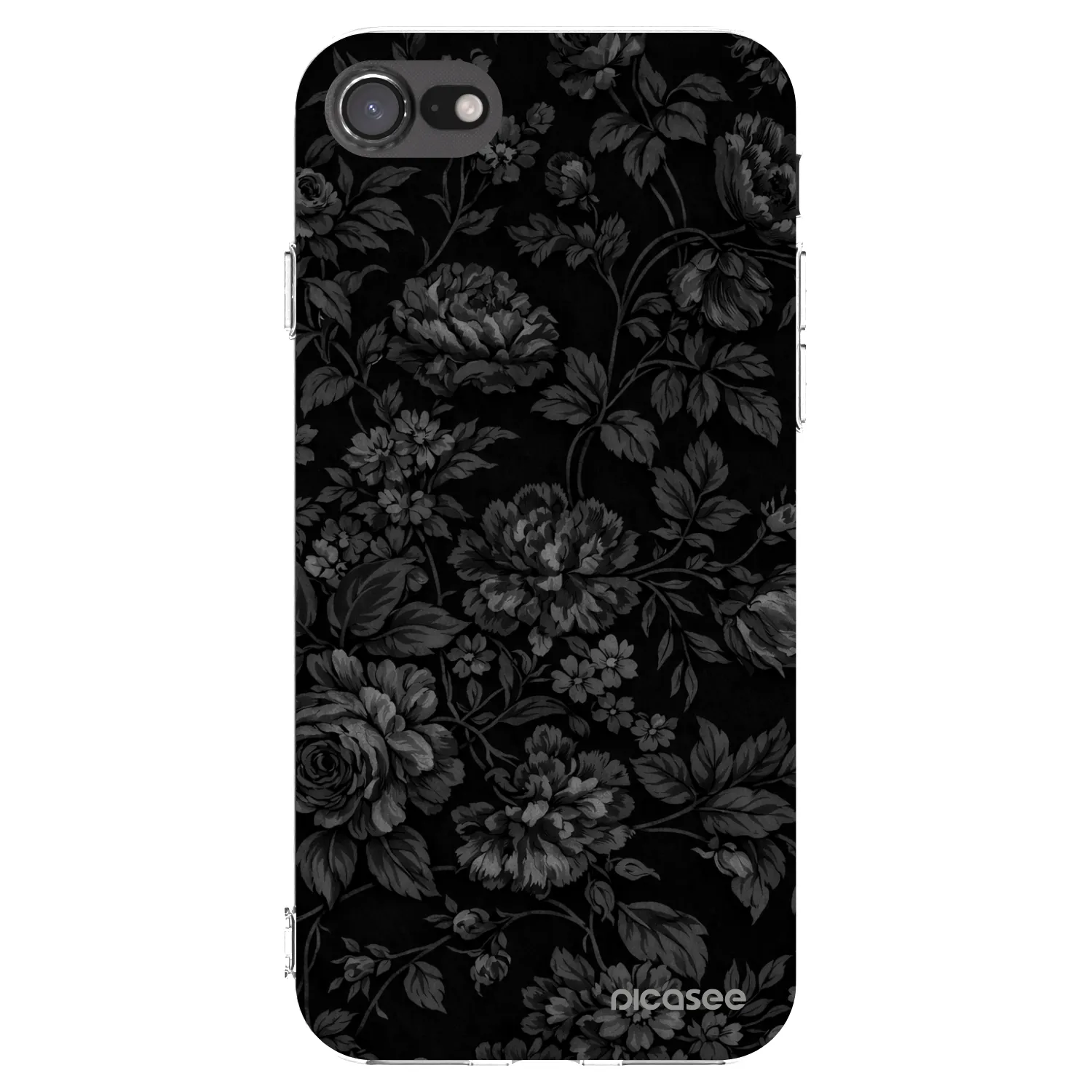 Picasee Apple iPhone SE 2022 Hülle - Transparentes Silikon - Dark Romance