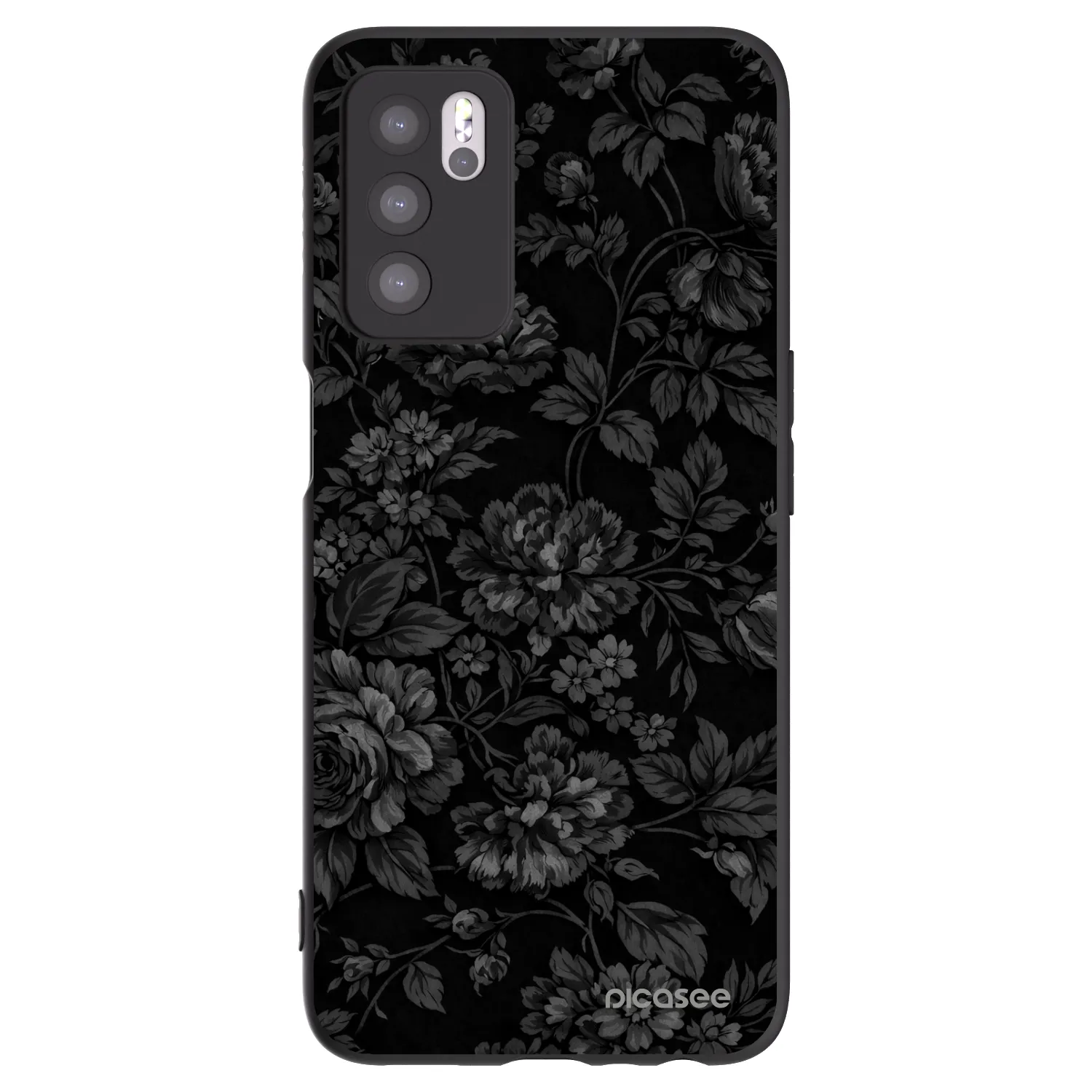 Picasee OPPO A16s Hülle - Schwarzes Silikon - Dark Romance