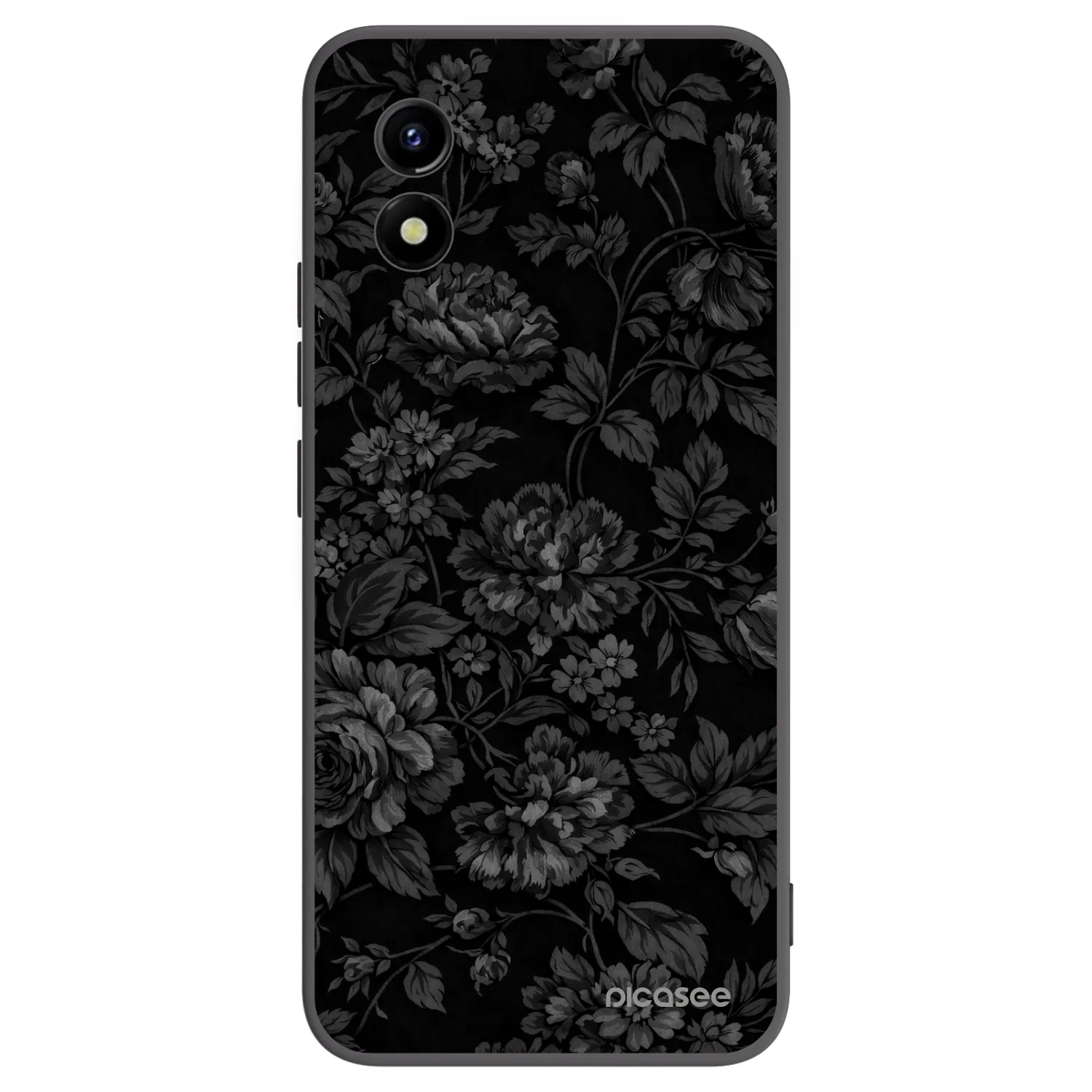 Picasee Vivo Y01 Hülle - Schwarzes Silikon - Dark Romance