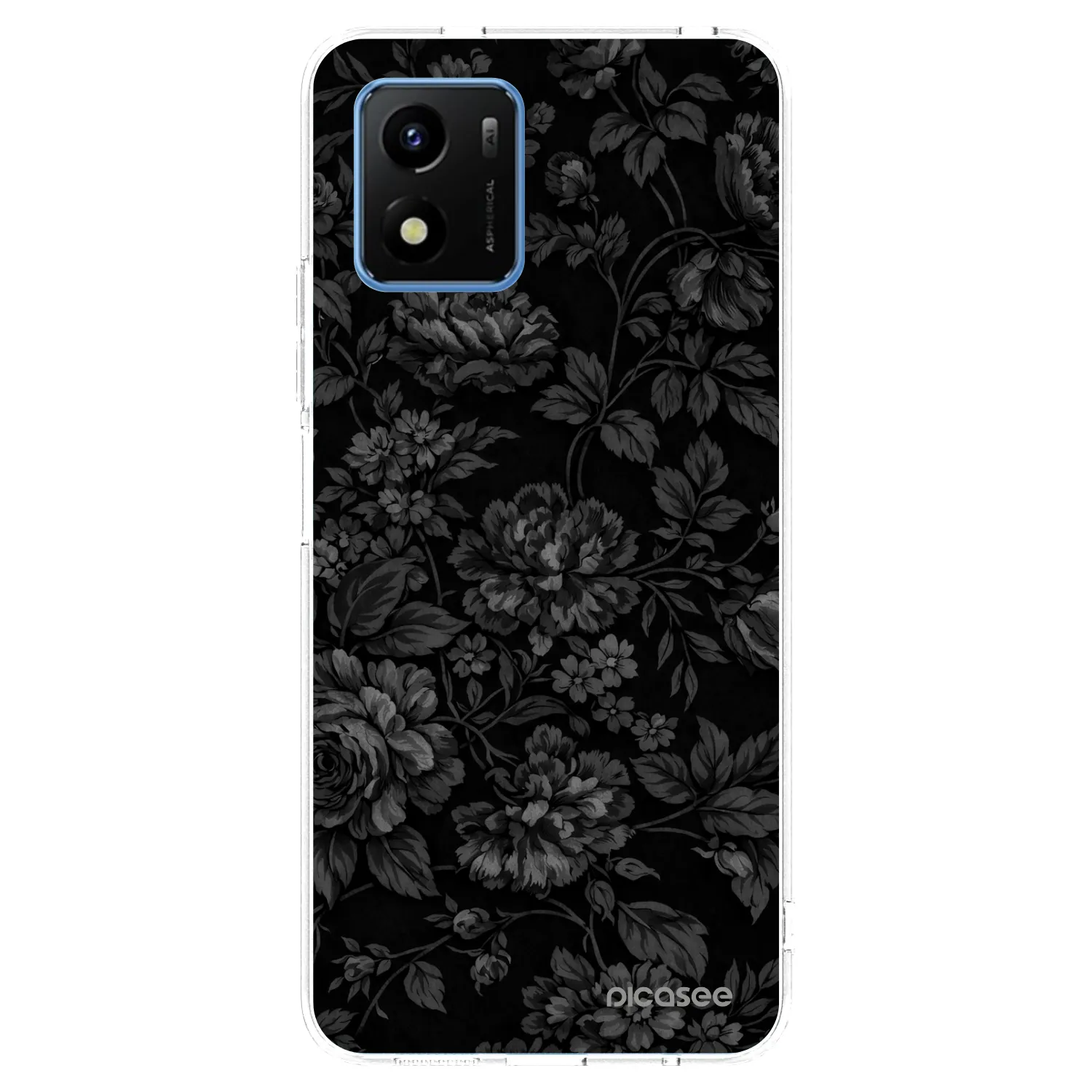 Picasee Vivo Y01 Hülle - Transparentes Silikon - Dark Romance