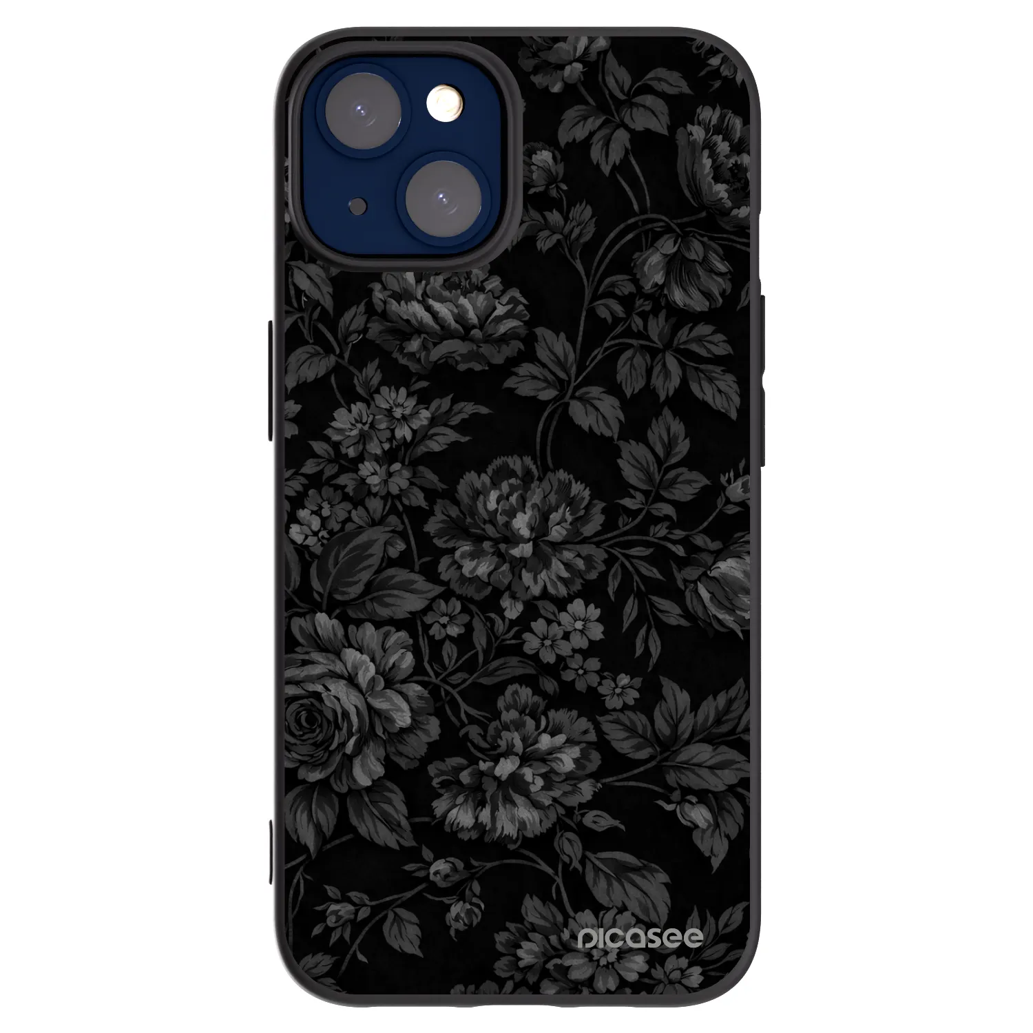 Picasee Apple iPhone 14 Hülle - Schwarzes Silikon - Dark Romance