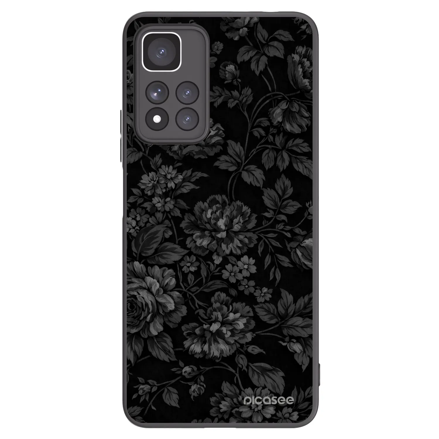 Picasee Xiaomi Redmi Note 11 Pro+ 5G Hülle - Schwarzes Silikon - Dark Romance