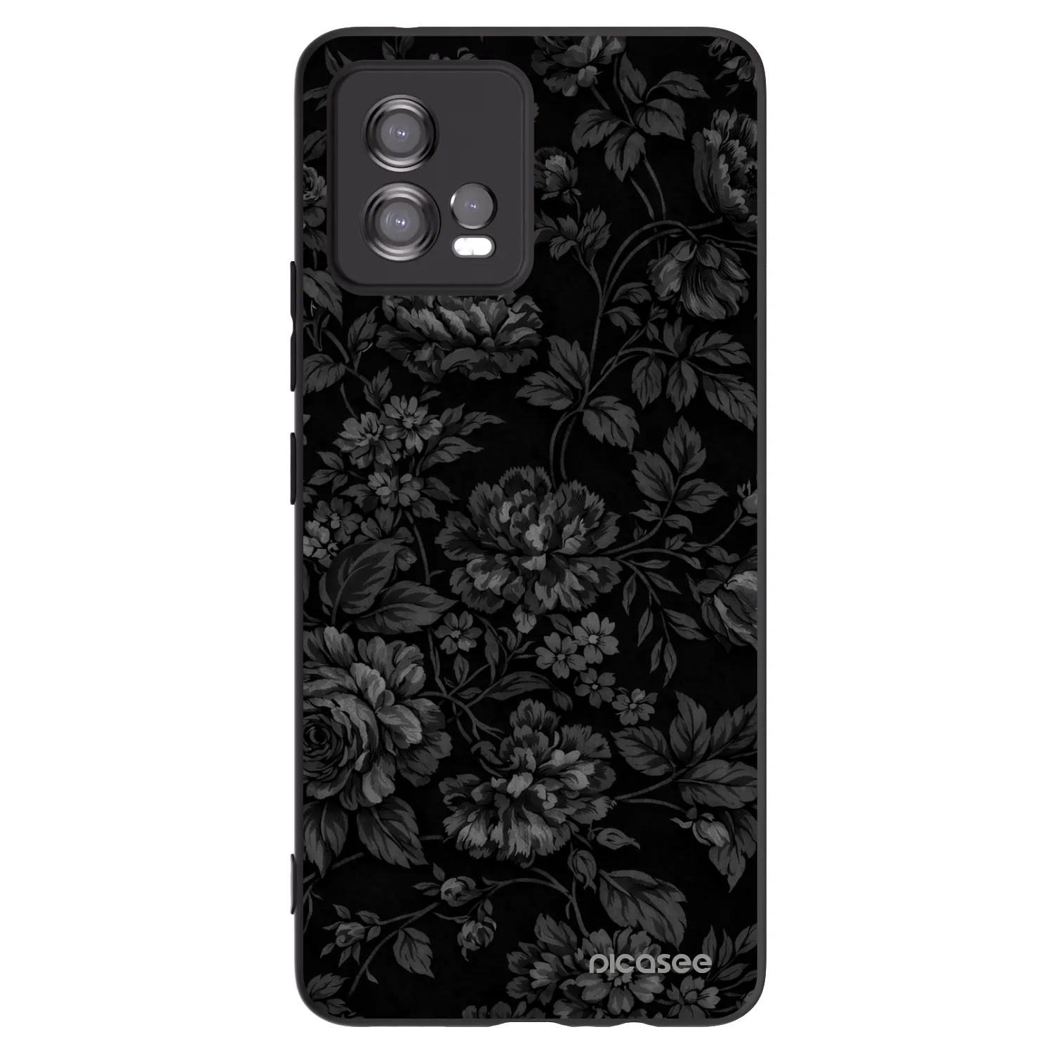 Picasee Motorola Moto G72 Hülle - Schwarzes Silikon - Dark Romance