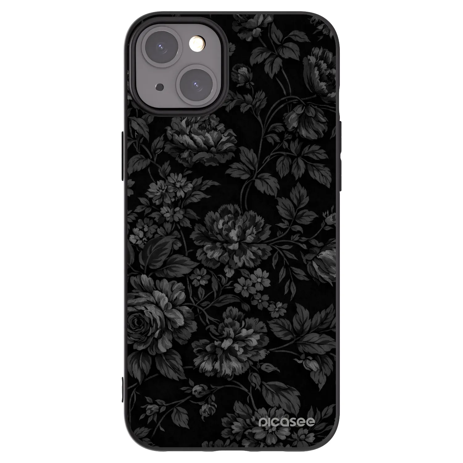 Picasee Apple iPhone 15 Plus Hülle - Schwarzes Silikon - Dark Romance