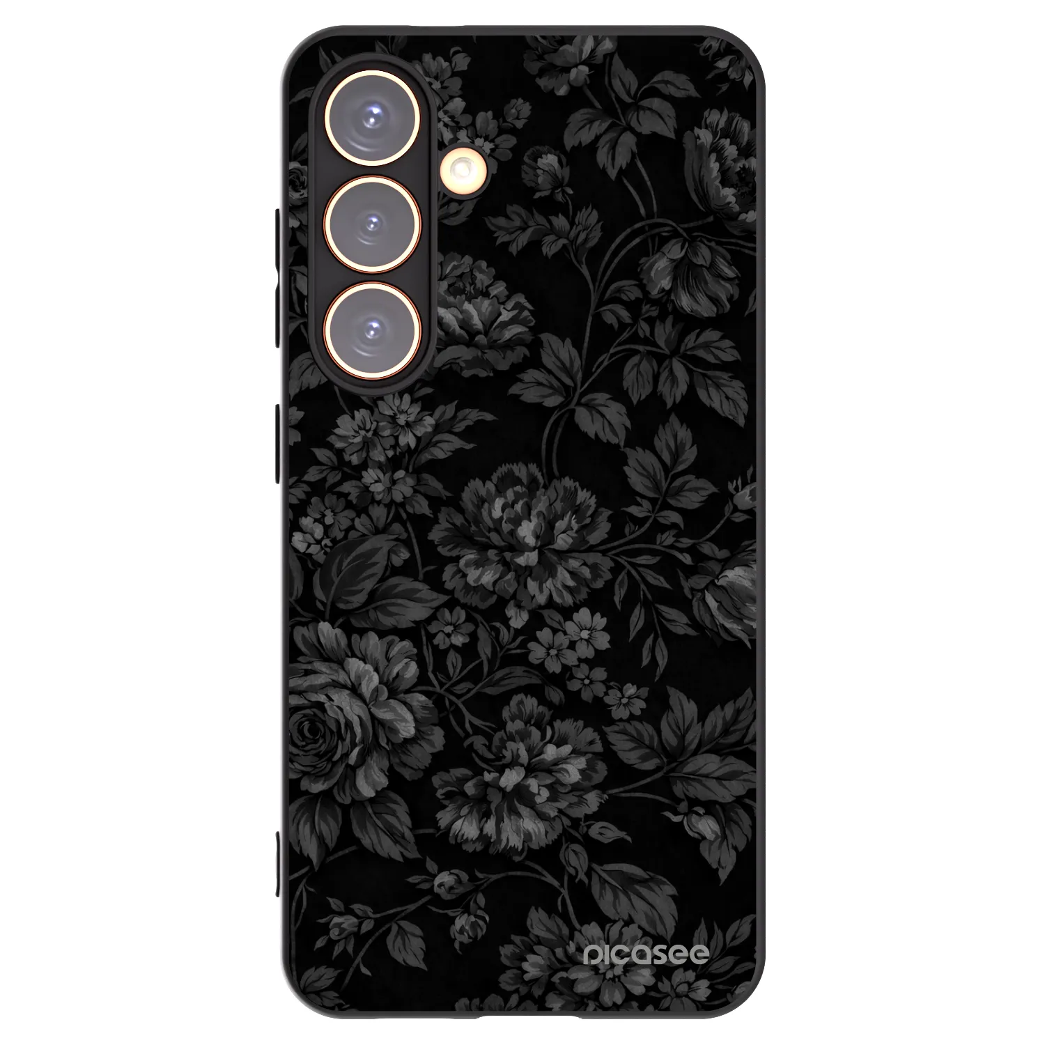 Picasee Samsung Galaxy S24 S921B 5G Hülle - Schwarzes Silikon - Dark Romance