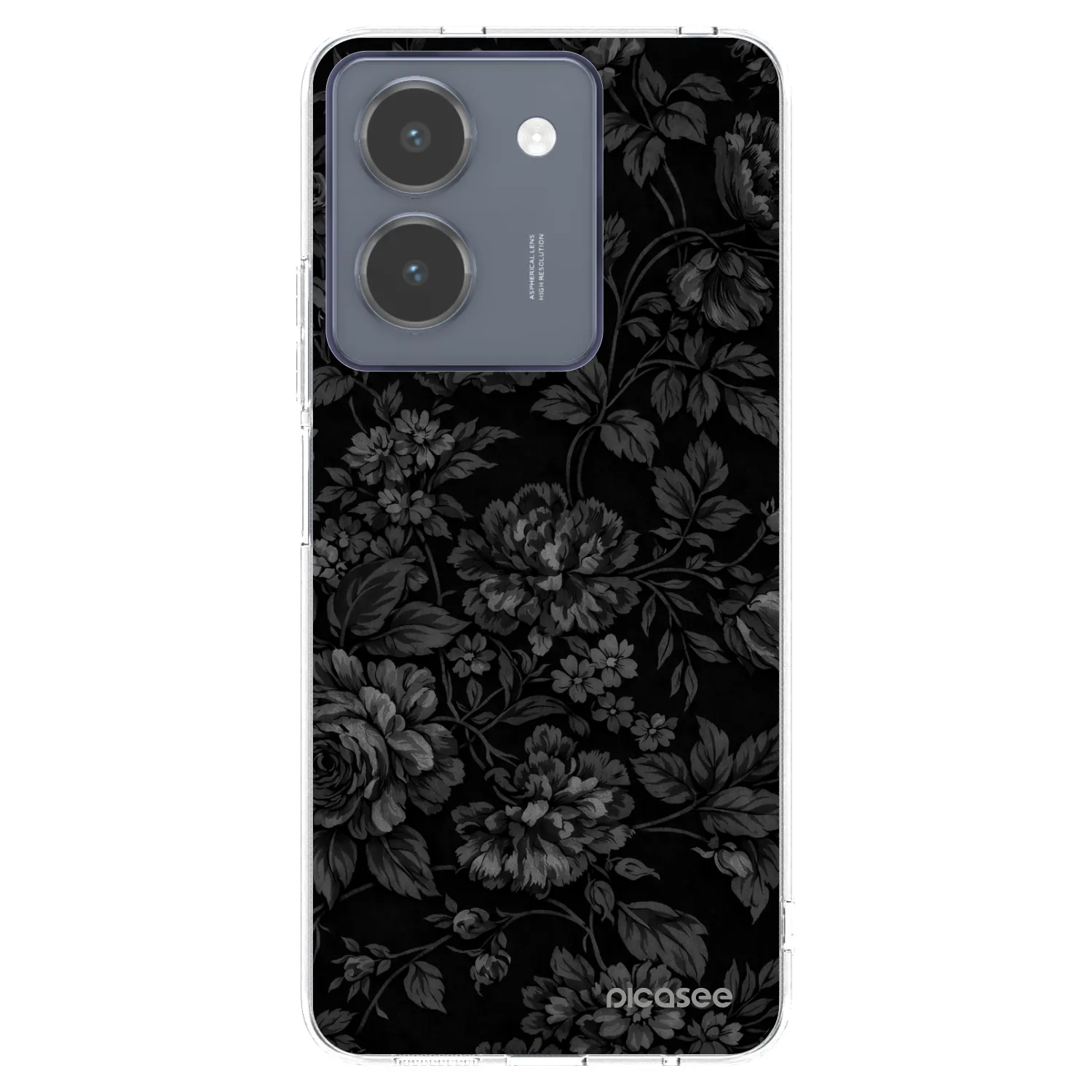 Picasee Vivo Y36 4G Hülle - Transparentes Silikon - Dark Romance