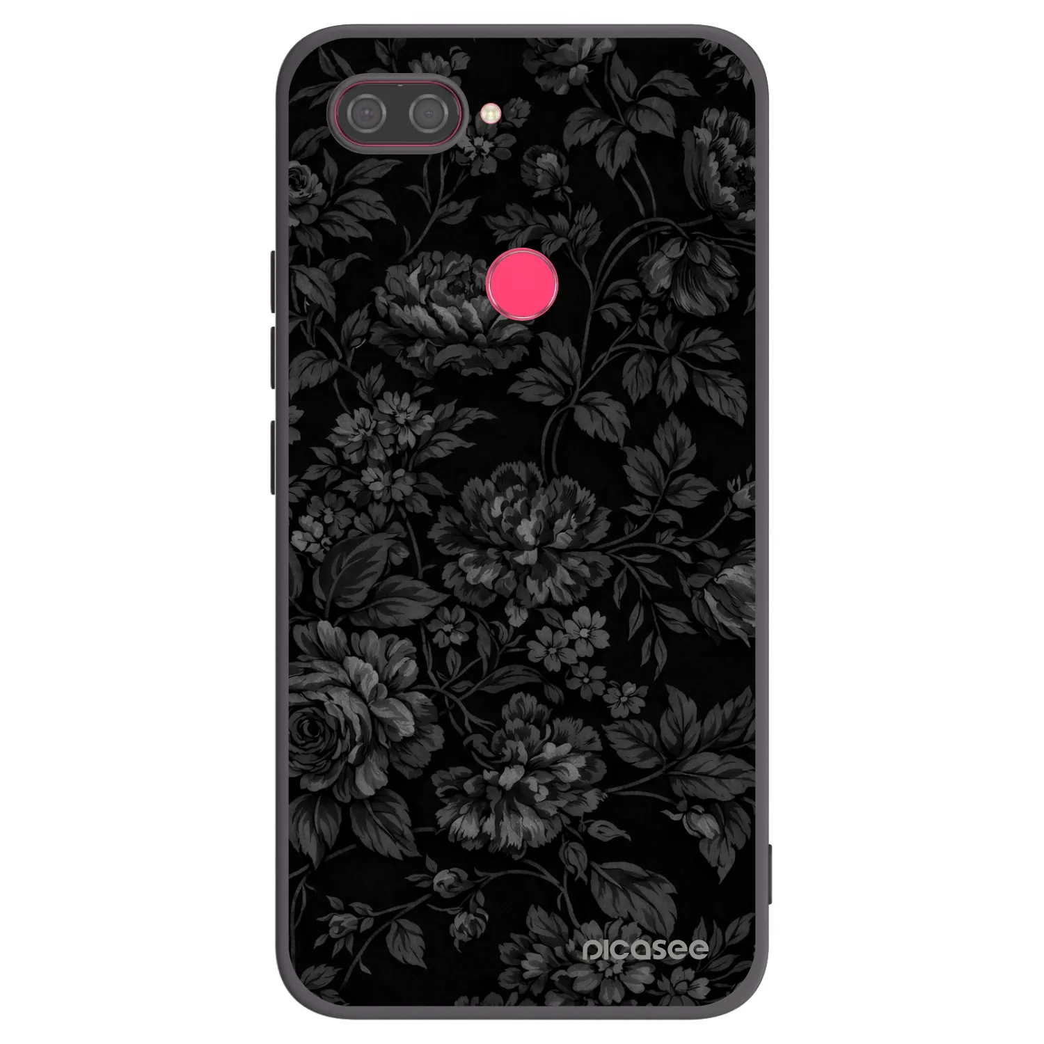 Picasee Xiaomi Mi 8 Lite Hülle - Schwarzes Silikon - Dark Romance