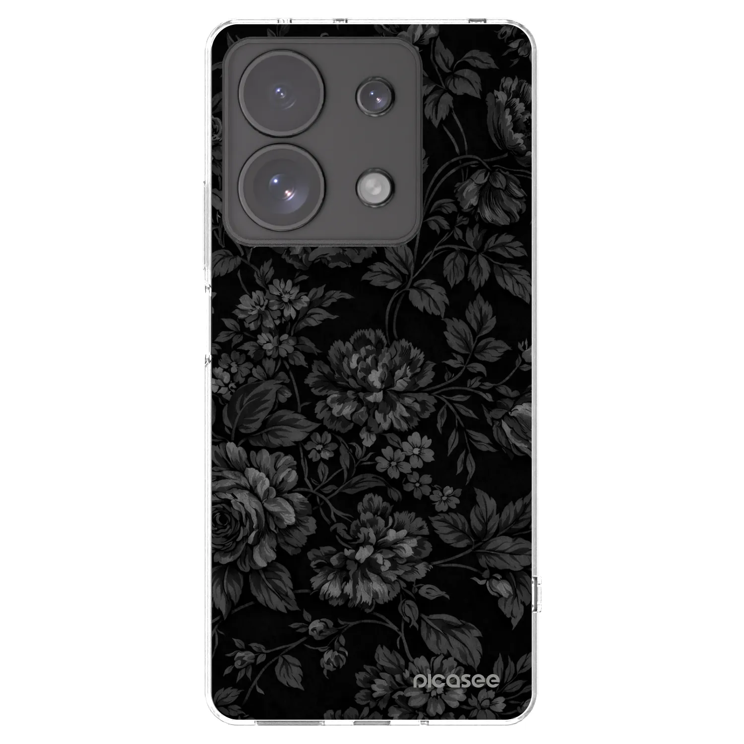 Picasee Xiaomi Redmi Note 13 Pro 4G Hülle - Transparentes Silikon - Dark Romance