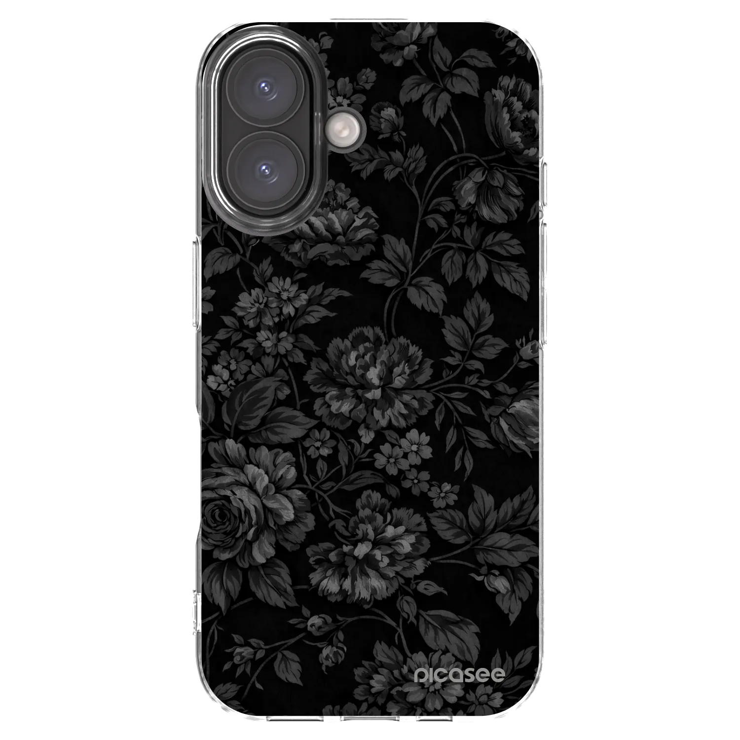 Picasee Apple iPhone 16 Hülle - Transparentes Silikon - Dark Romance
